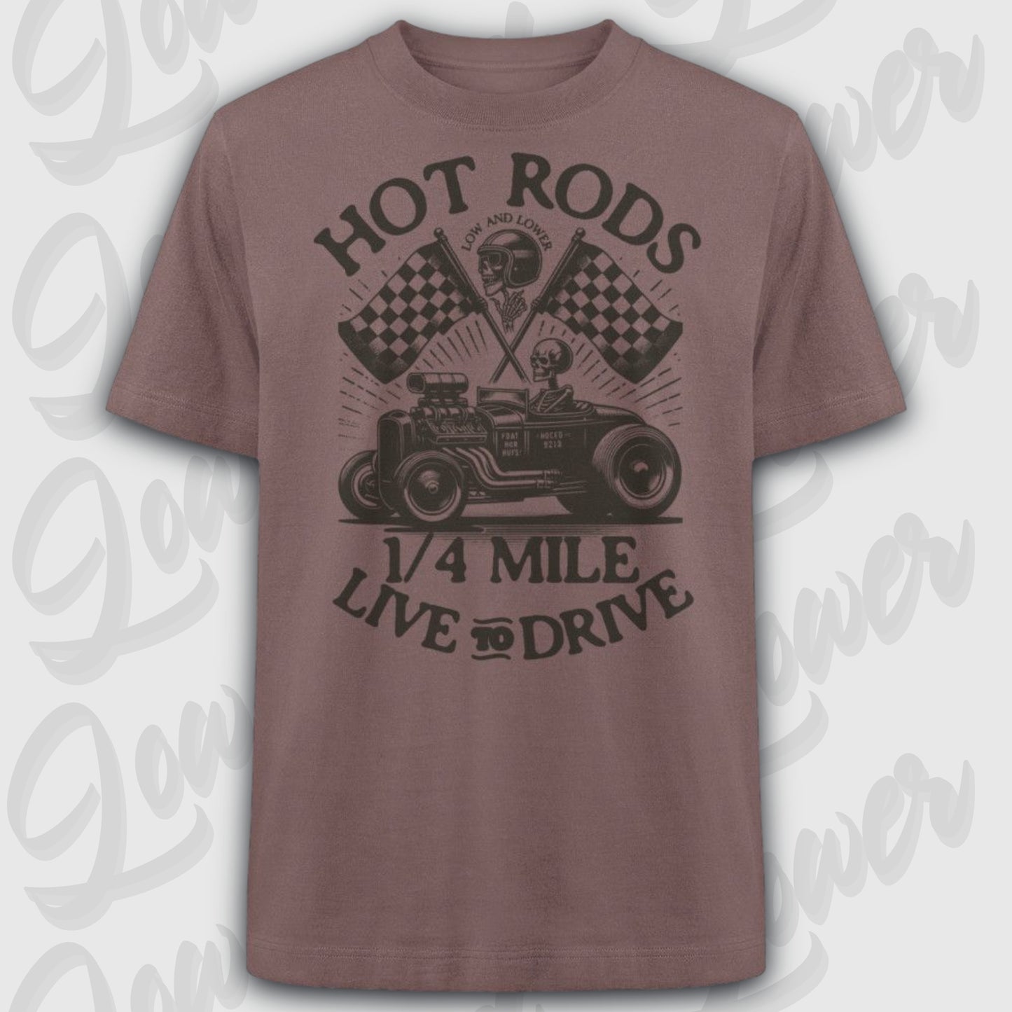 Oversized Trend T-Shirt, Hot Rod 1/4