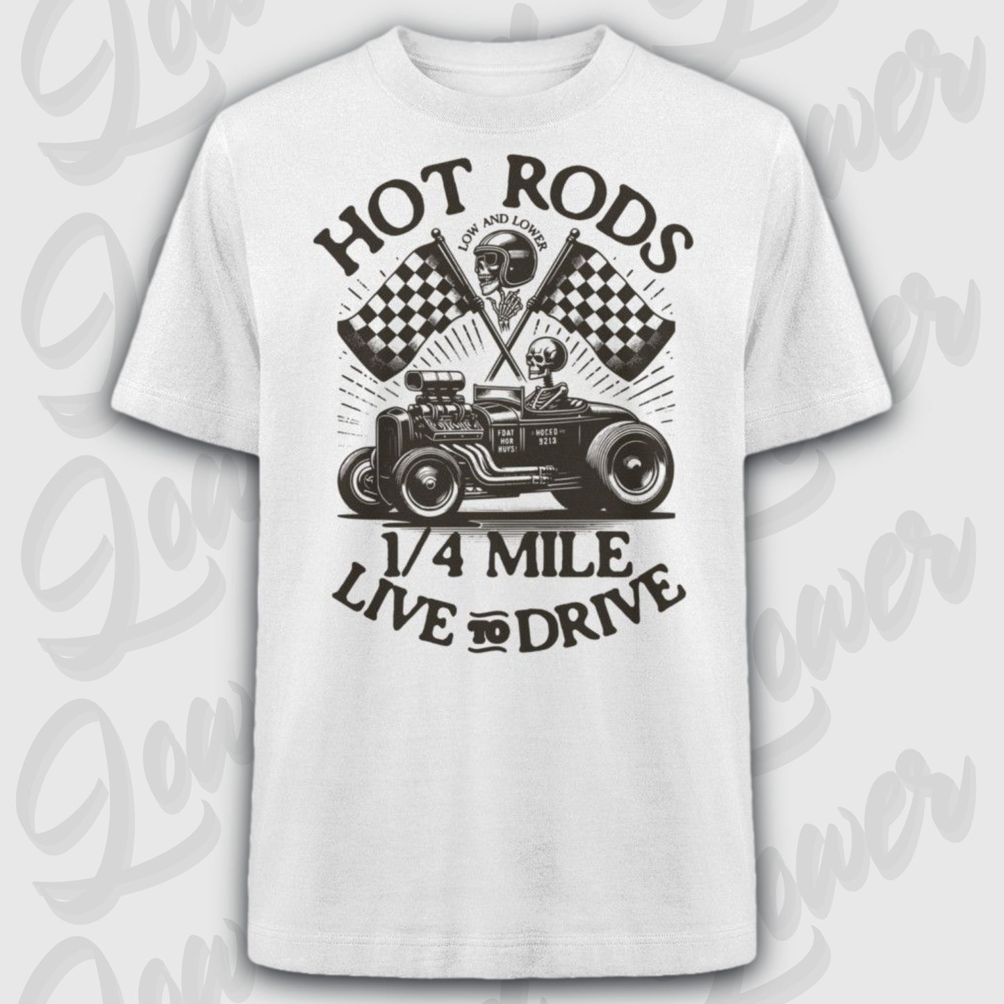 Oversized Trend T-Shirt, Hot Rod 1/4