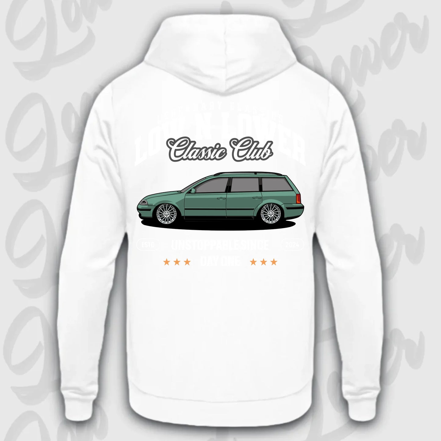Mockup Stand hoodie teeinblue - Shirt stand 2