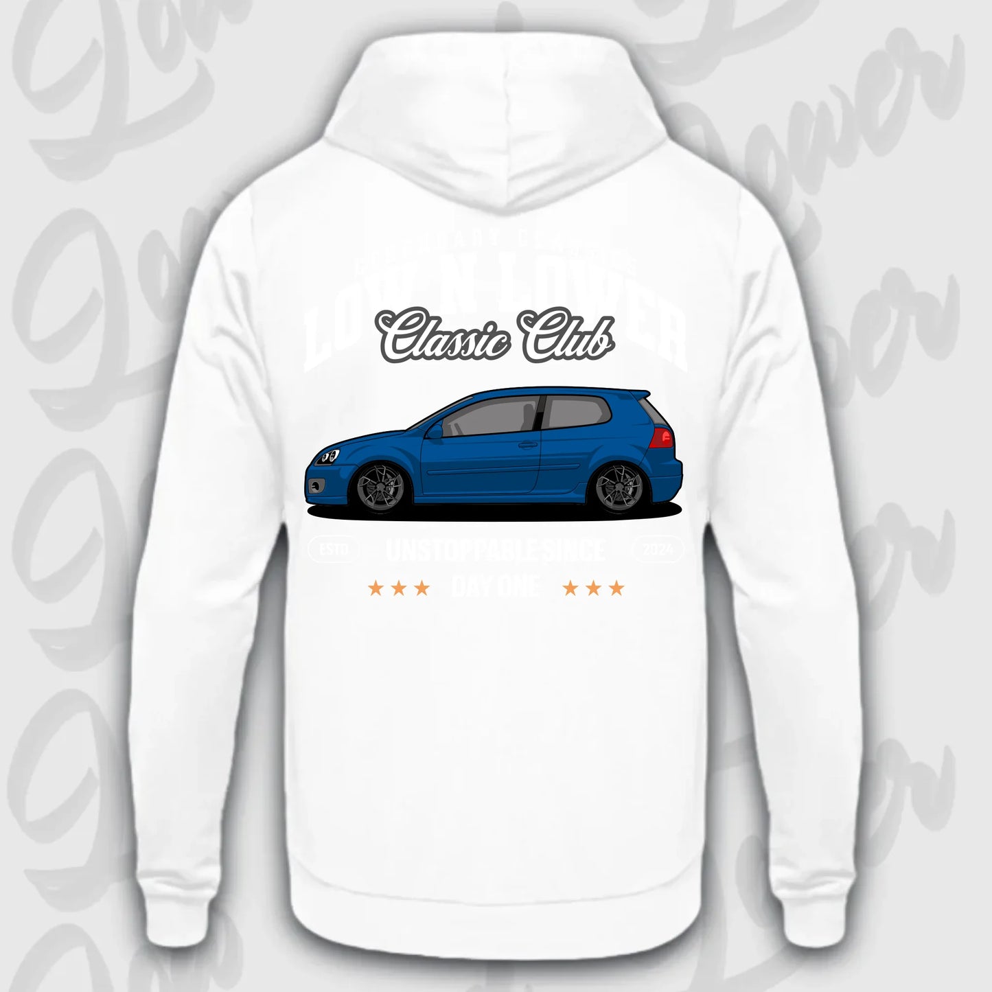 Mockup Stand hoodie teeinblue - Shirt stand 2