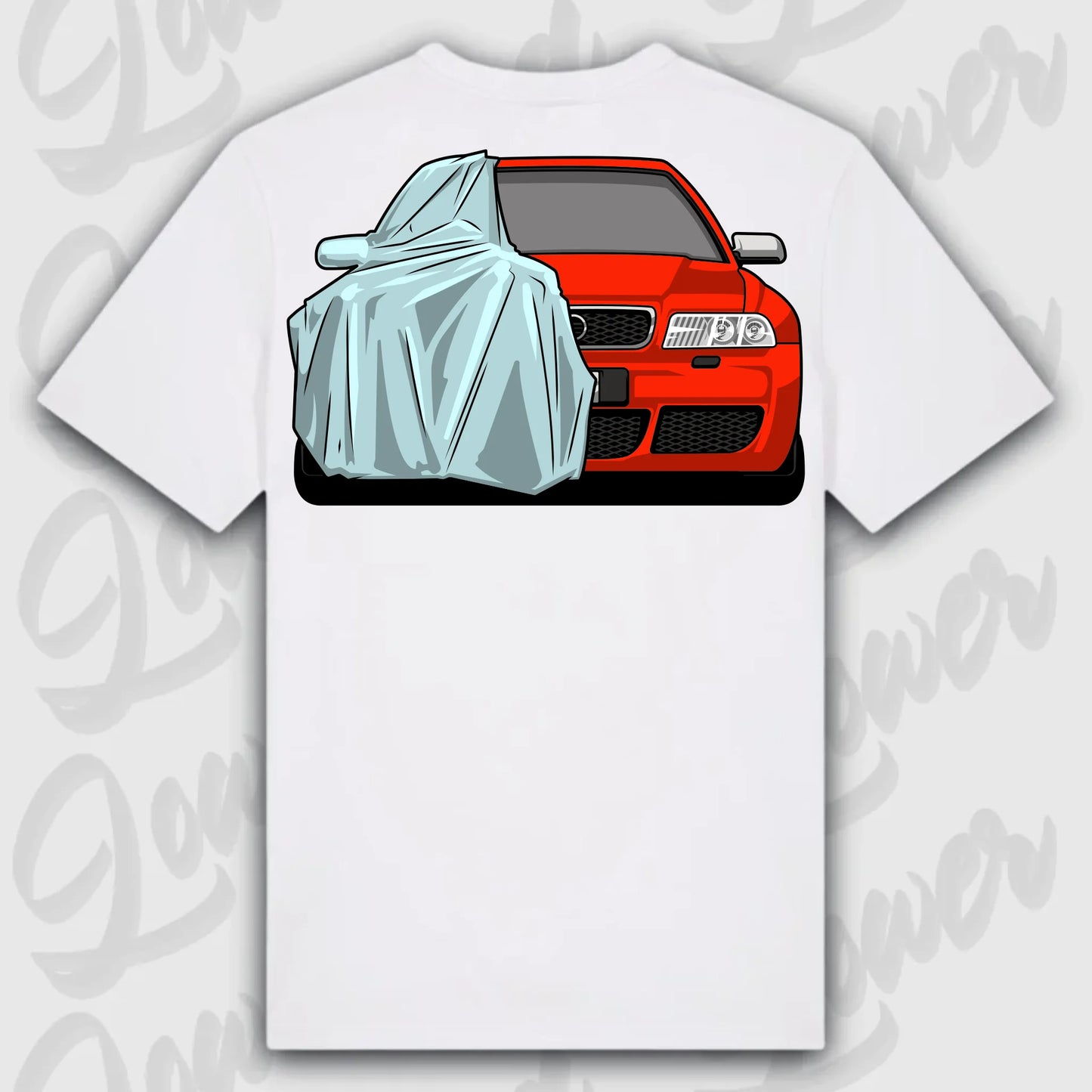 Mockup Stand shirt teeinblue - Shirt 4