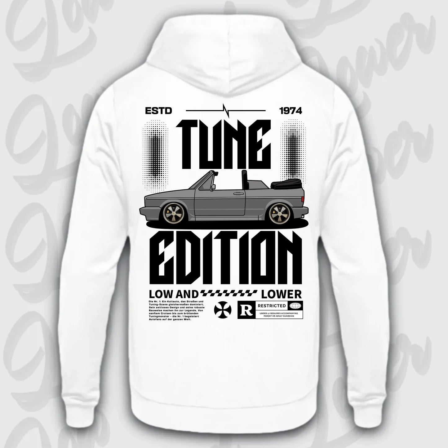 Mockup Stand hoodie teeinblue - Shirt stand 2