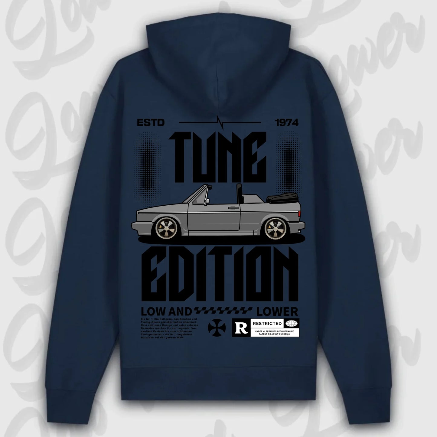 Mockup Premium Hoodie teeinblue - Shirt stand 2