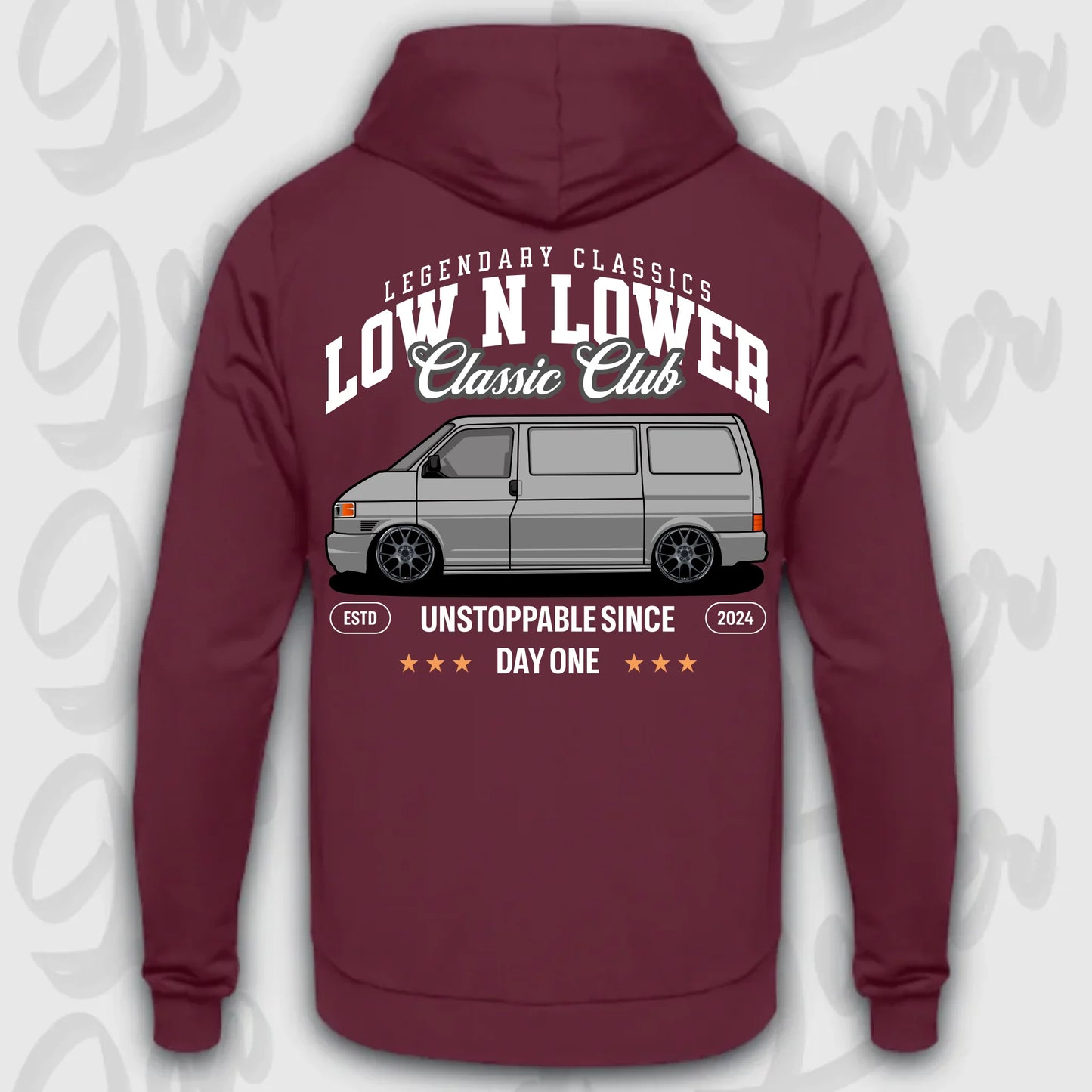 Mockup Stand hoodie teeinblue - Shirt 4