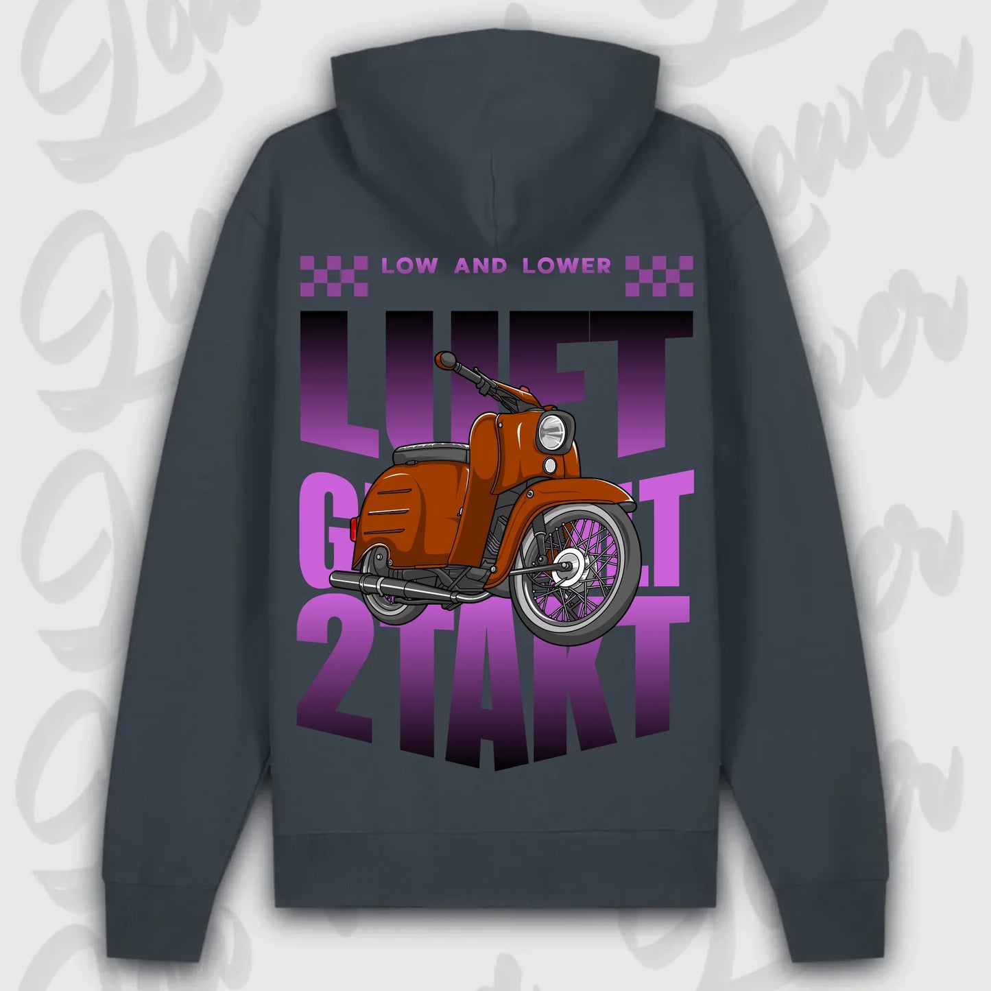Mockup Premium Hoodie teeinblue - shirt Over 1
