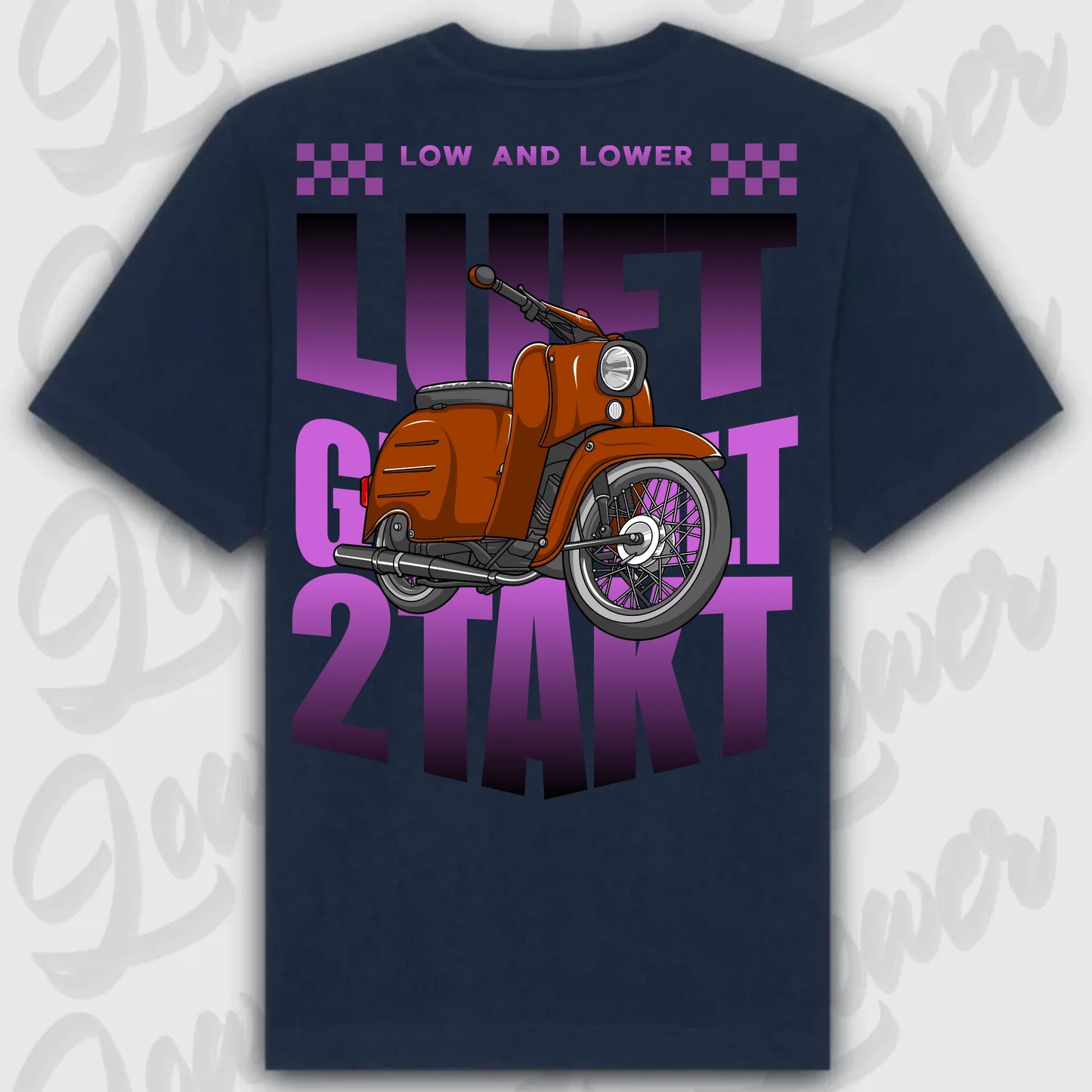 Mockup Stand shirt teeinblue - shirt 5