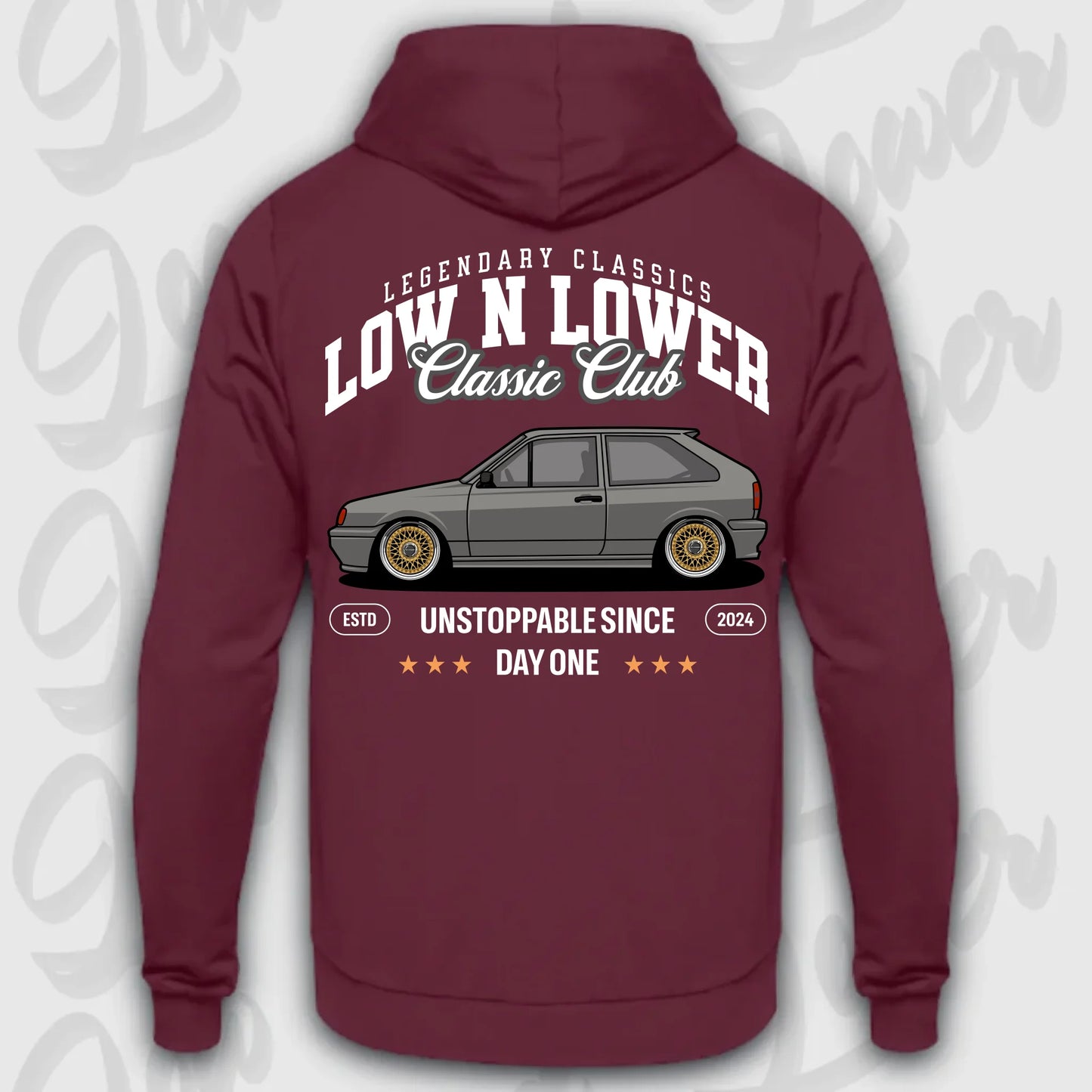 Mockup Stand hoodie teeinblue - Shirt 4