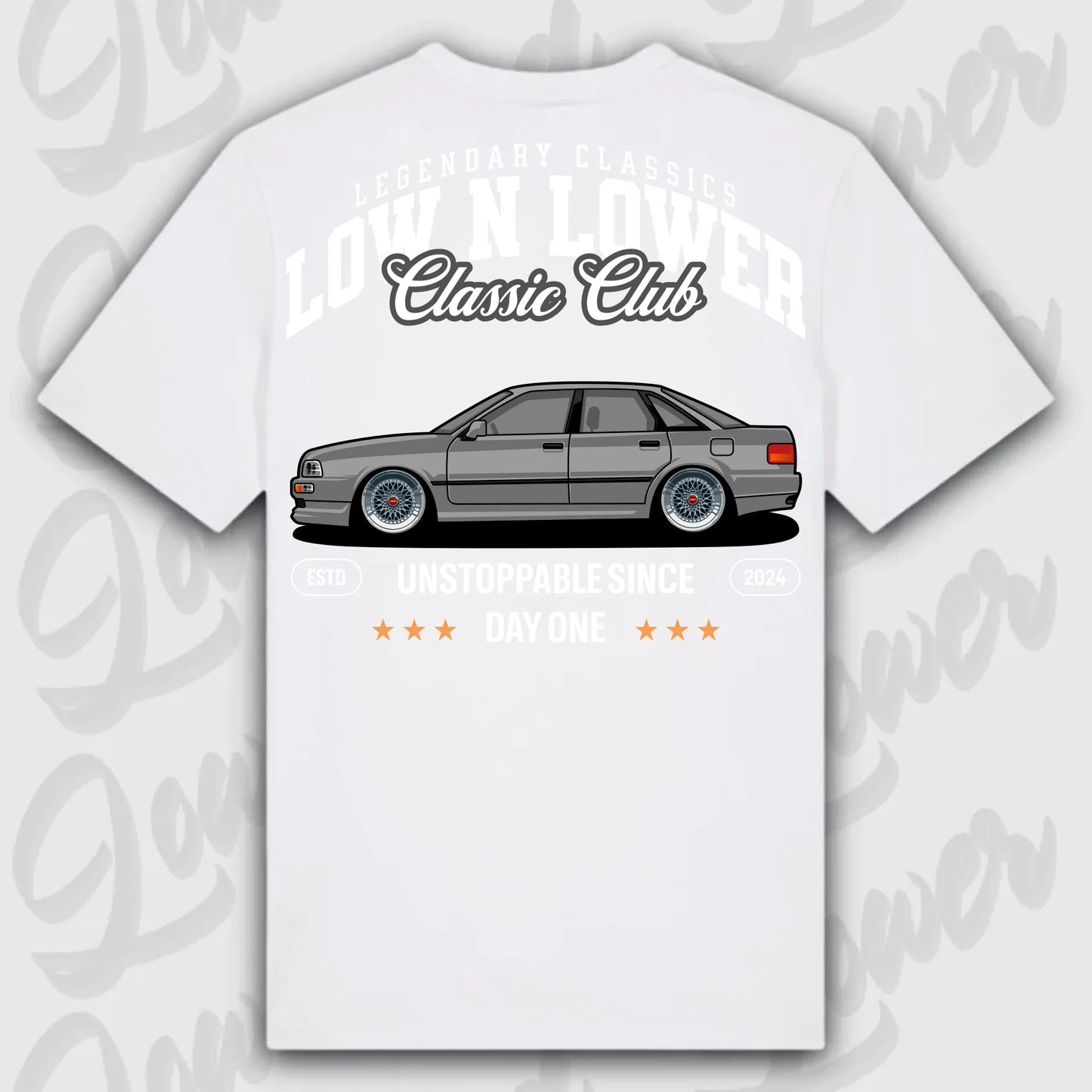 Mockup Stand shirt teeinblue - Shirt 4