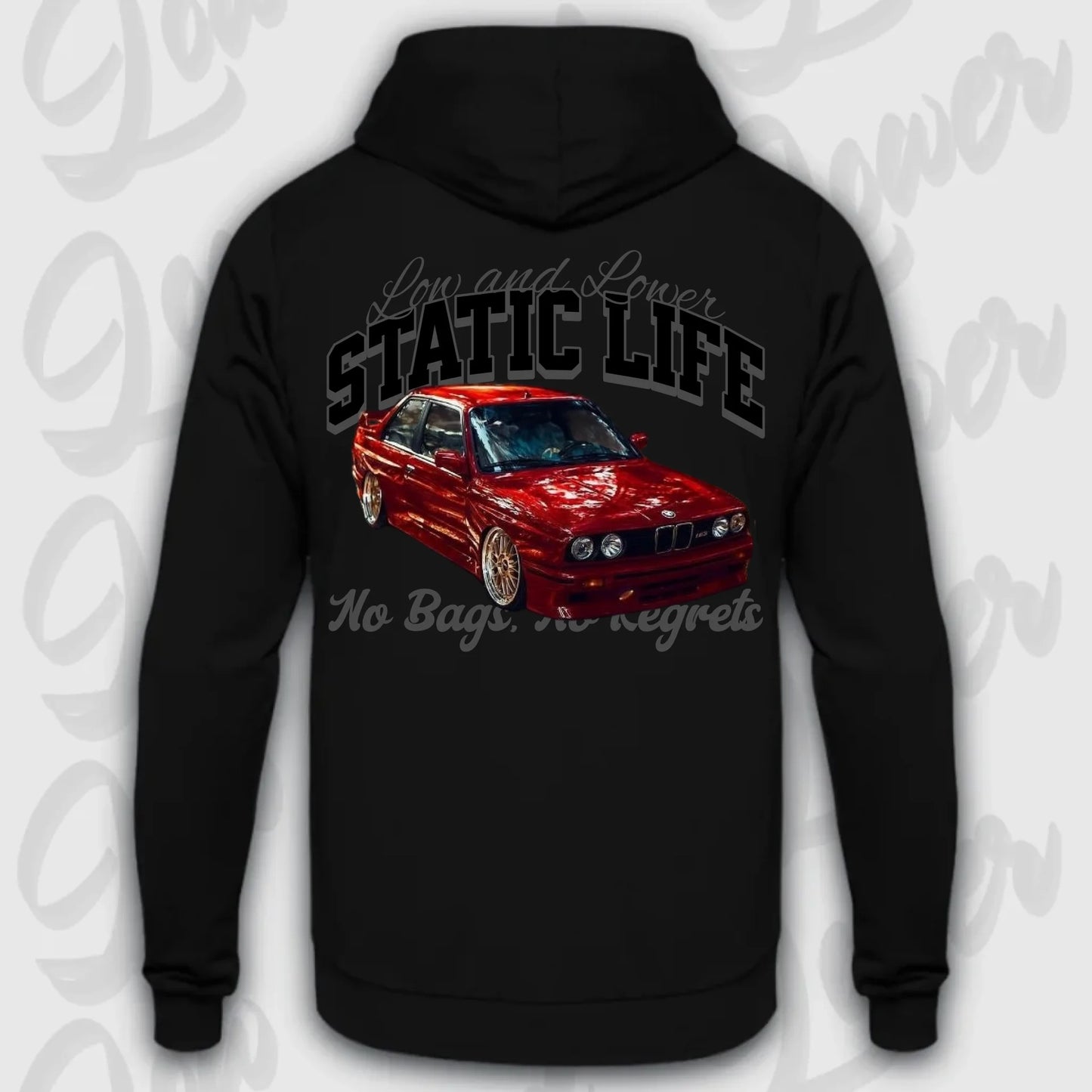 Mockup Stand hoodie teeinblue -
