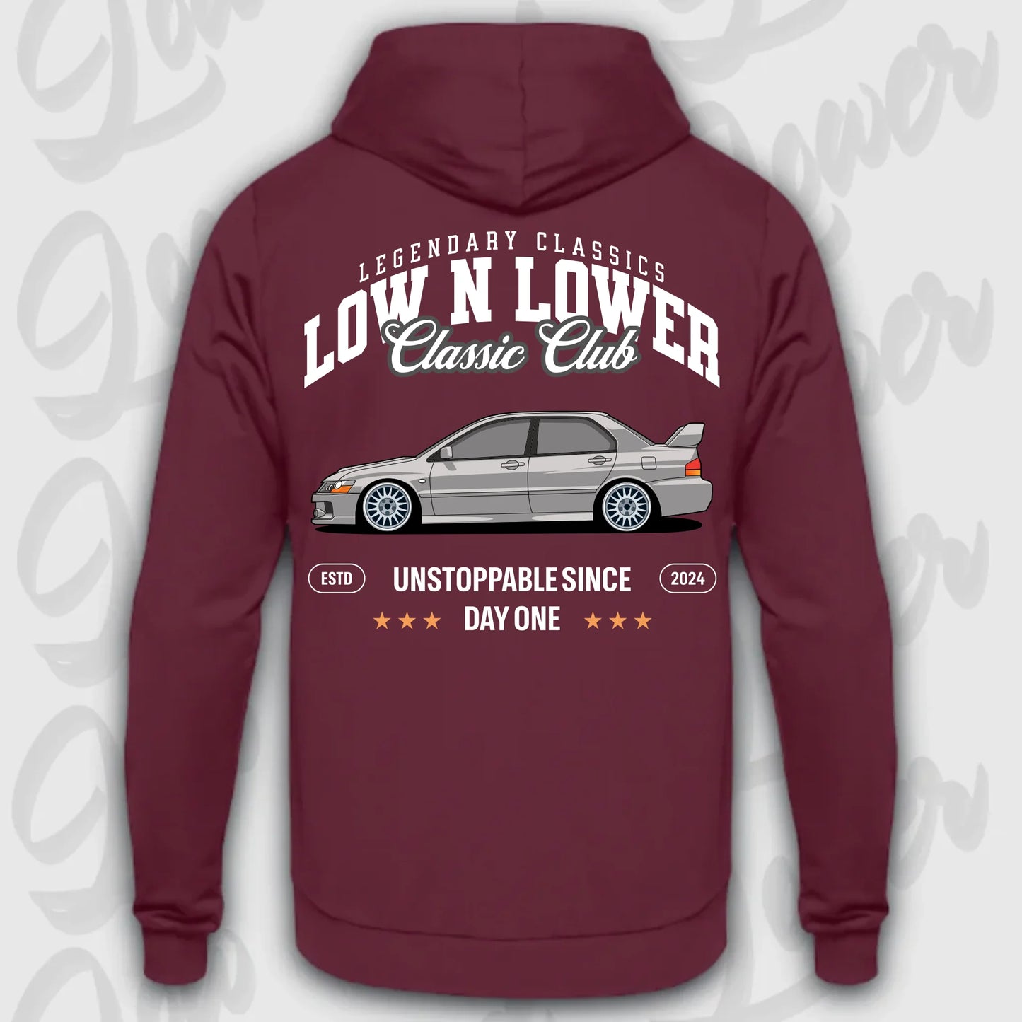 Mockup Stand hoodie teeinblue - Shirt 4