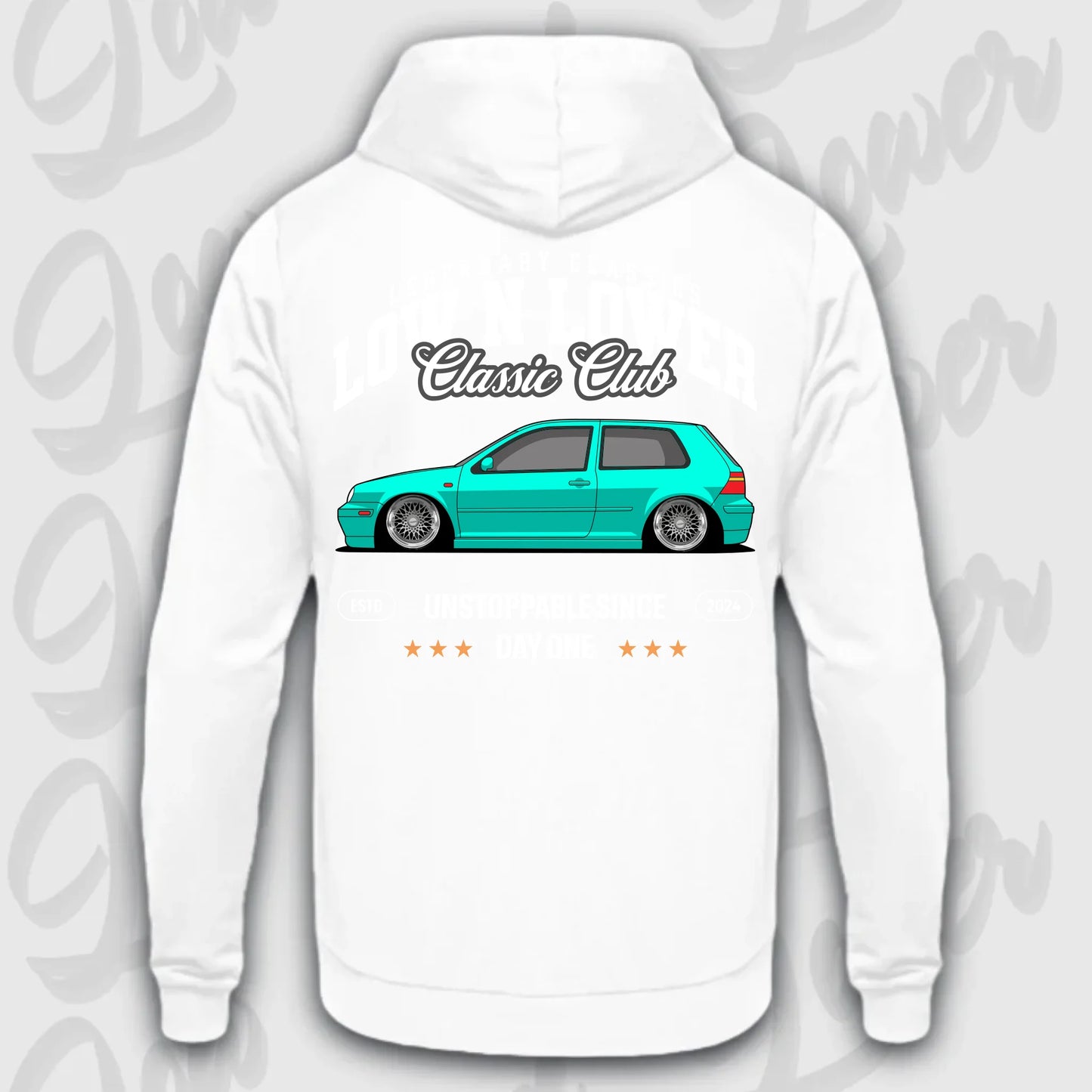 Mockup Stand hoodie teeinblue - Shirt stand 2