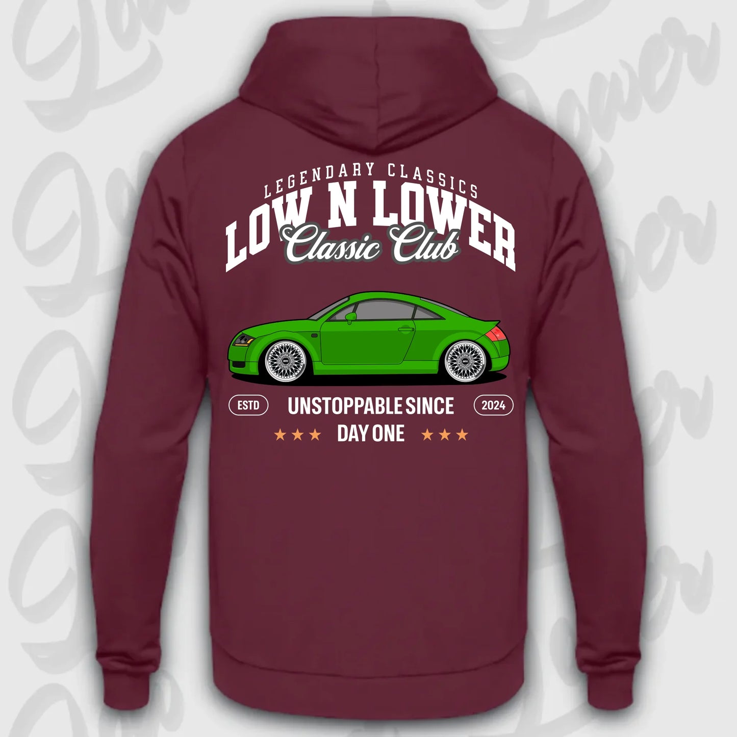 Mockup Stand hoodie teeinblue - Shirt 4