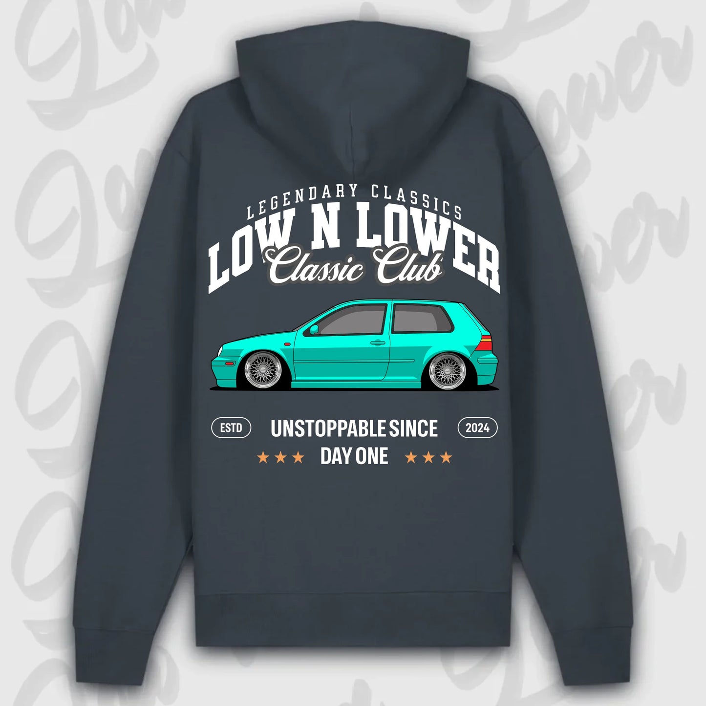Mockup Premium Hoodie teeinblue - shirt Over 1