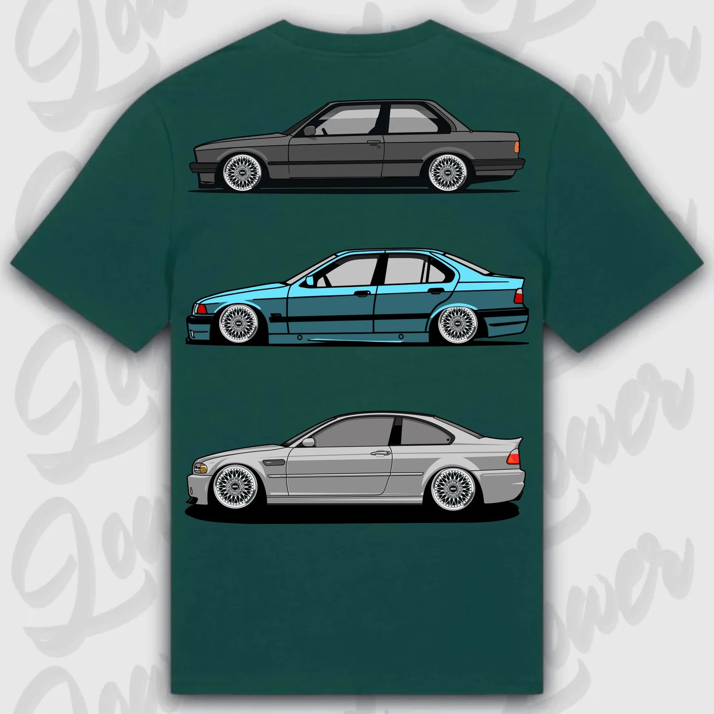 Mockup Stand shirt teeinblue -