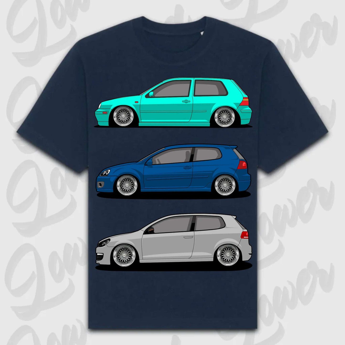 T-Shirt MK4 - MK6 - personalisierbar Oversized T-Shirt ( Front Print )