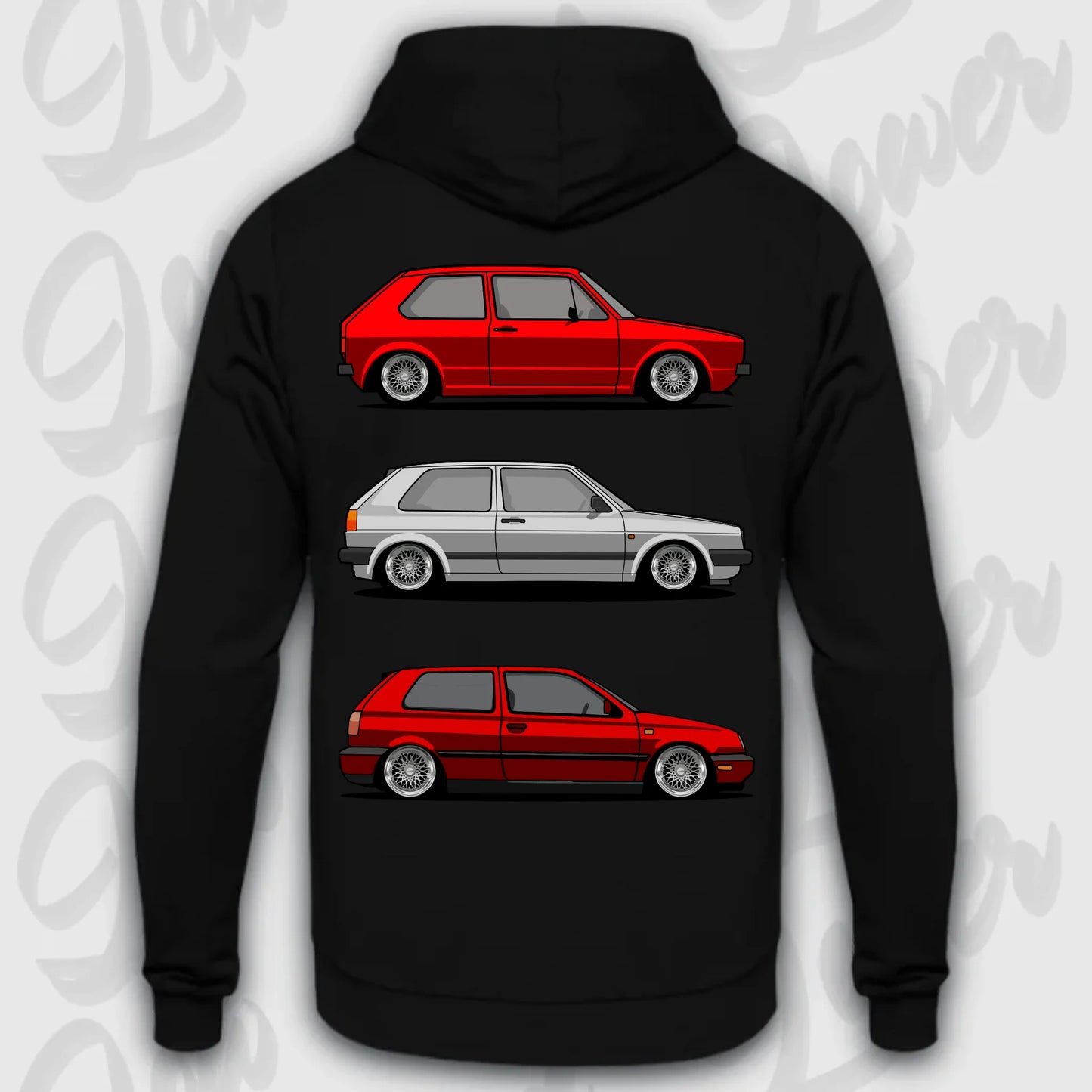 Hoodie MK1 - MK3 - personalisierbar Standard Hoodie Deep-Black