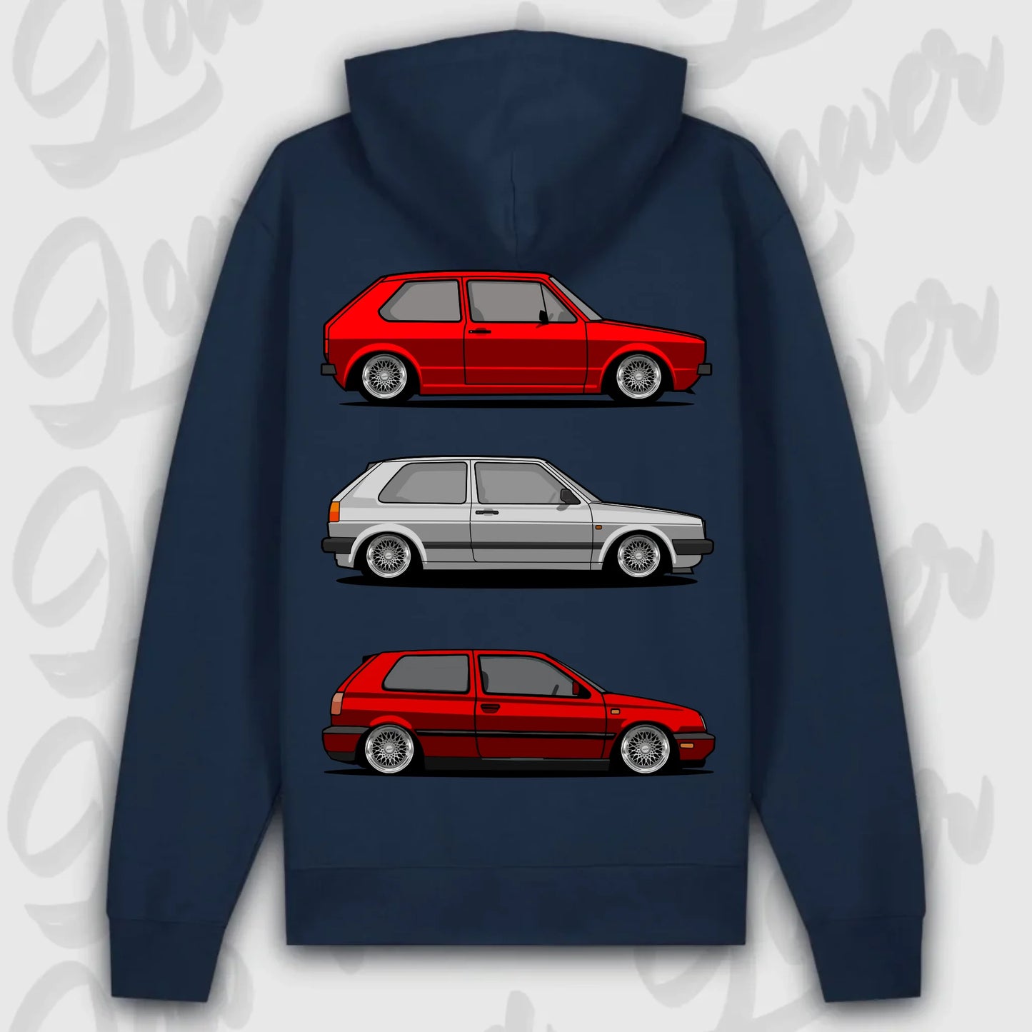 Hoodie MK1 - MK3 - personalisierbar Premium Hoodie French-Navy