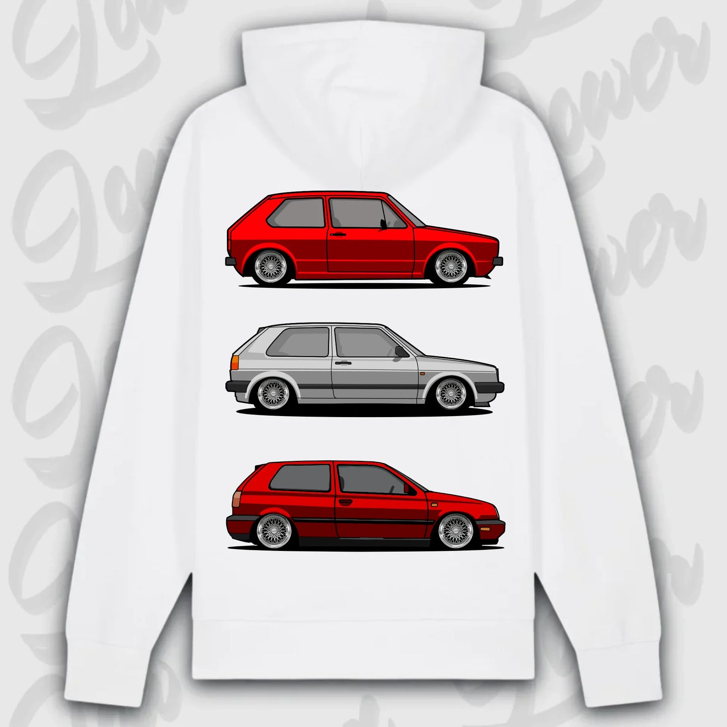 Hoodie MK1 - MK3 - personalisierbar Premium Hoodie White