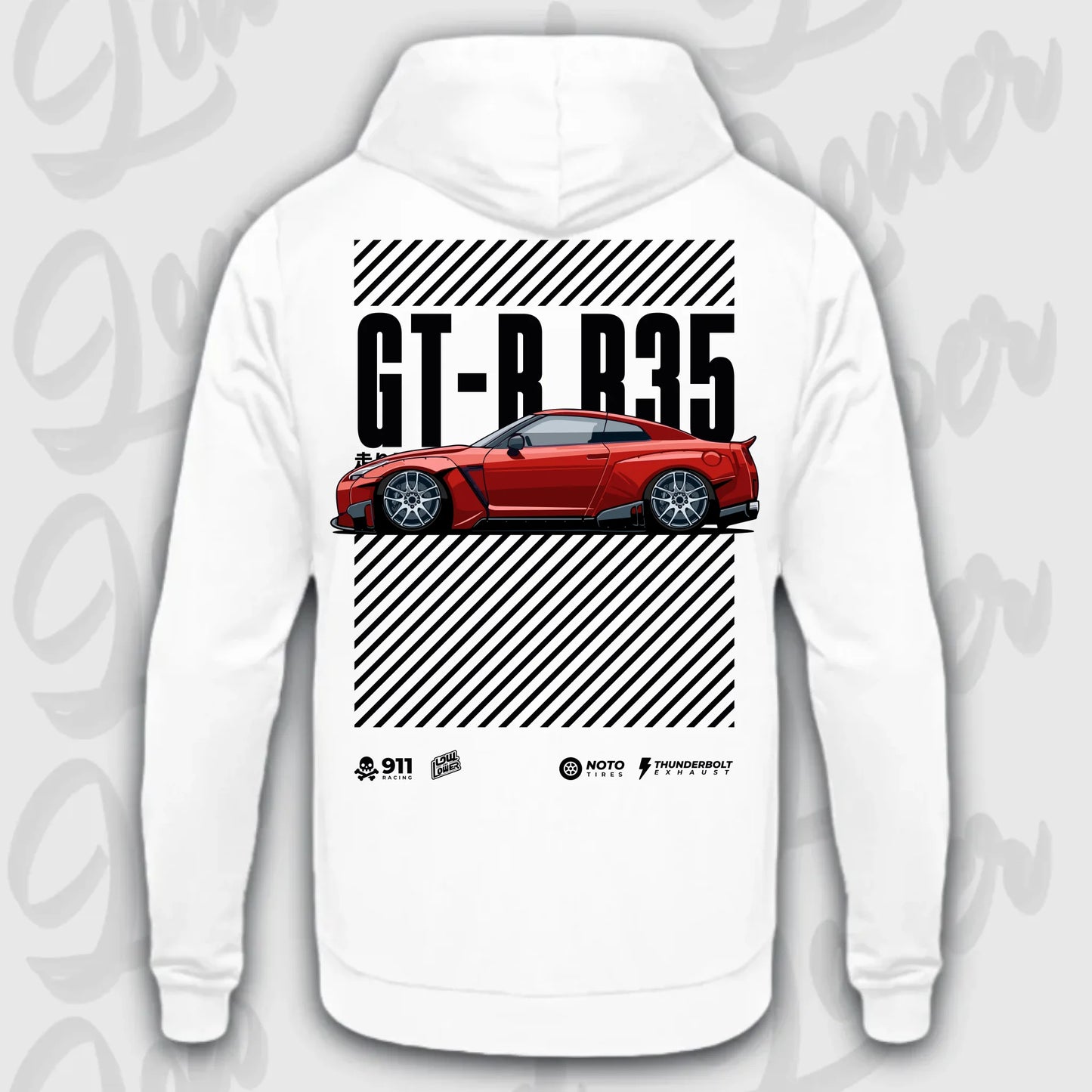 Mockup Stand hoodie teeinblue - Shirt stand 2