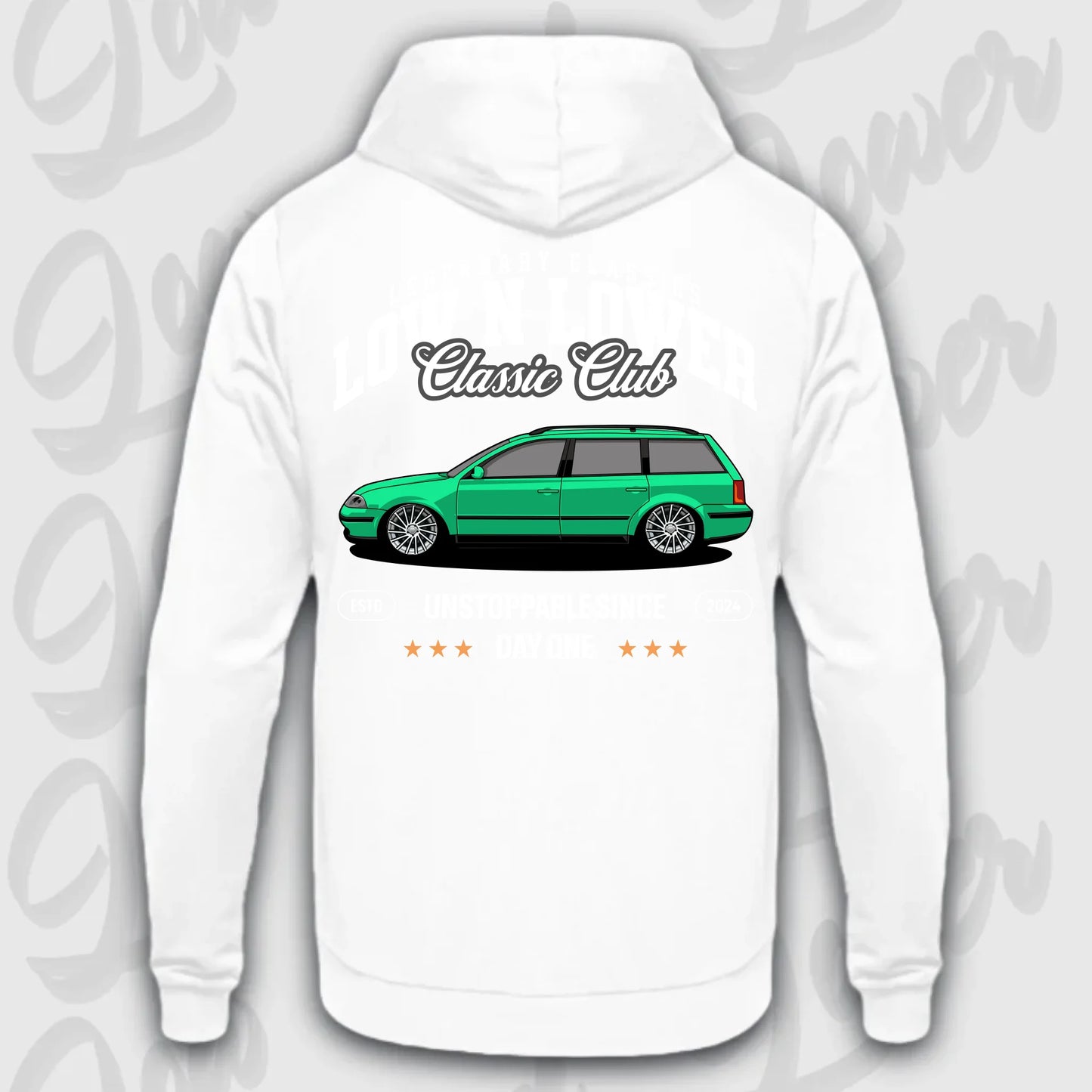 Mockup Stand hoodie teeinblue - Shirt stand 2