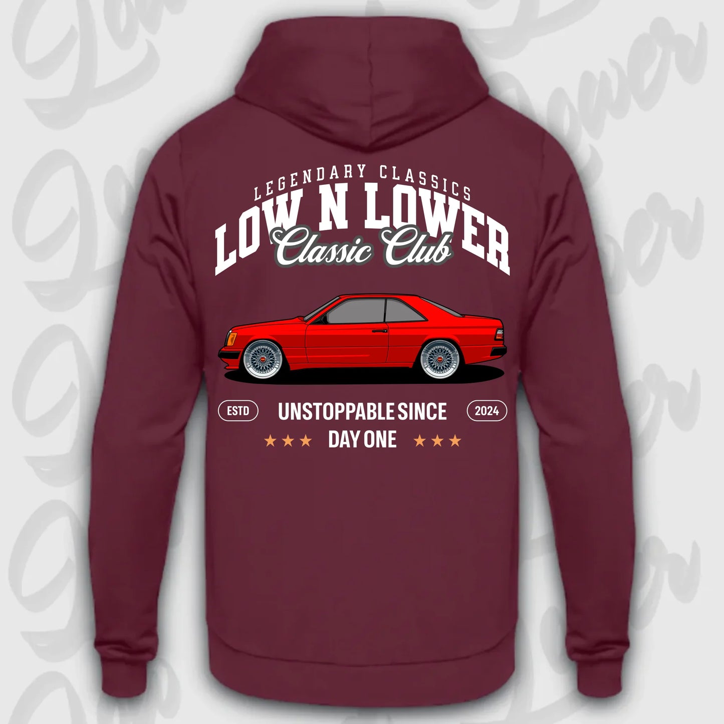 Mockup Stand hoodie teeinblue - Shirt 4