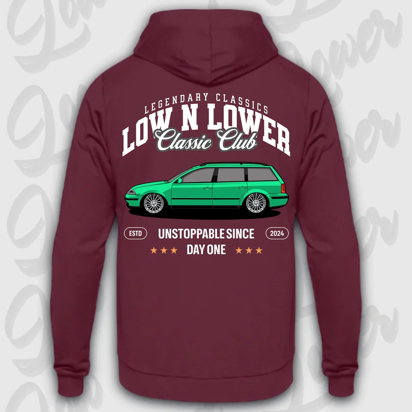 Mockup Stand hoodie teeinblue - Shirt 4