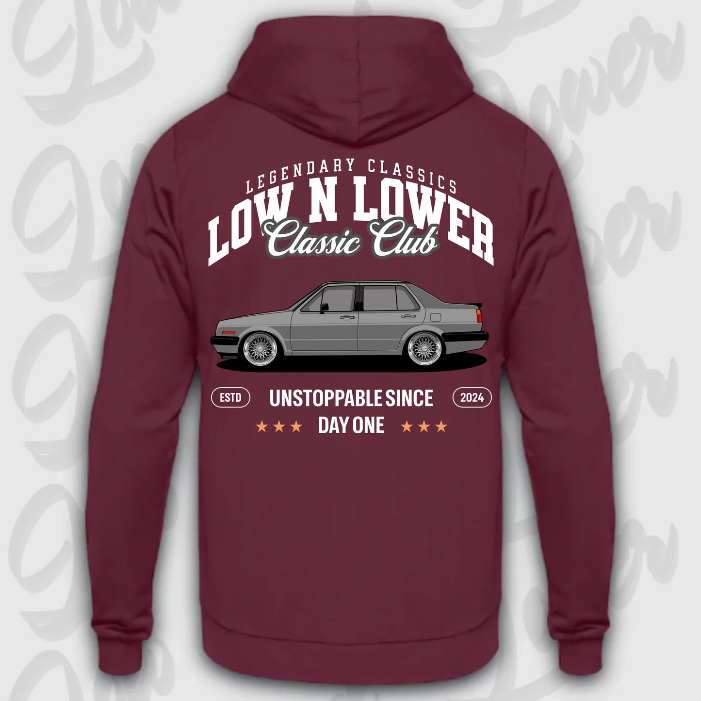 Mockup Stand hoodie teeinblue - Shirt 4