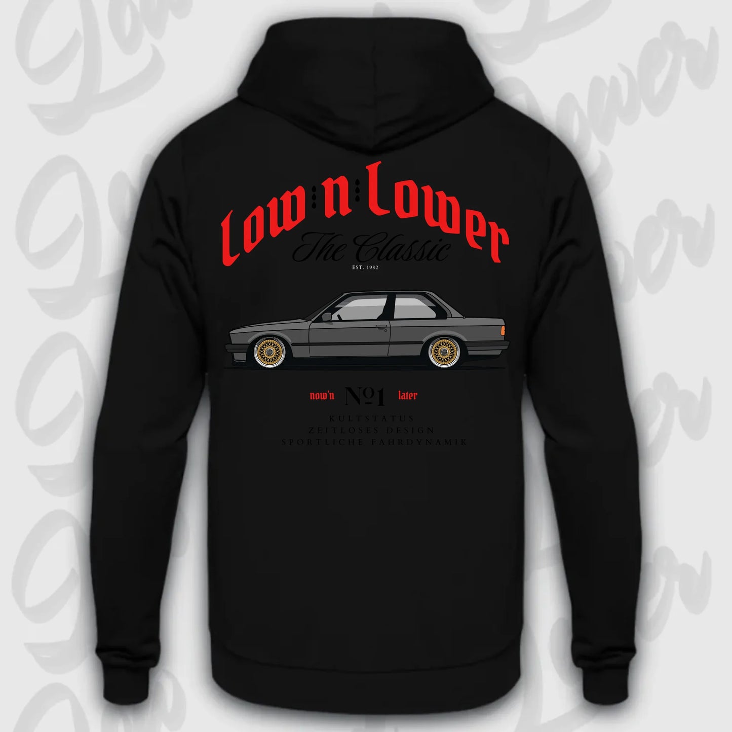 Hoodie E30 - personalisierbar Standard Hoodie Deep-Black