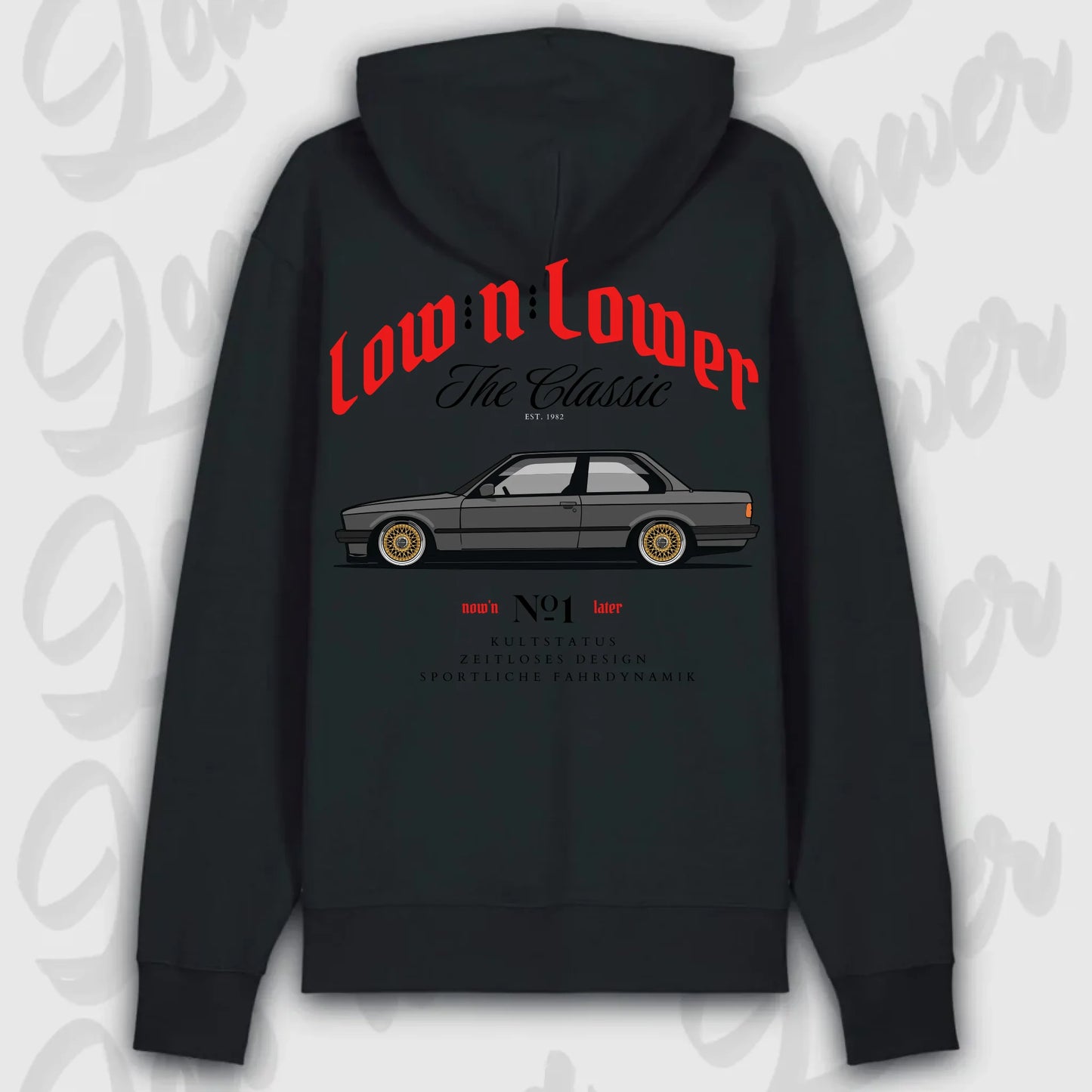 Hoodie E30 - personalisierbar Premium Hoodie Black