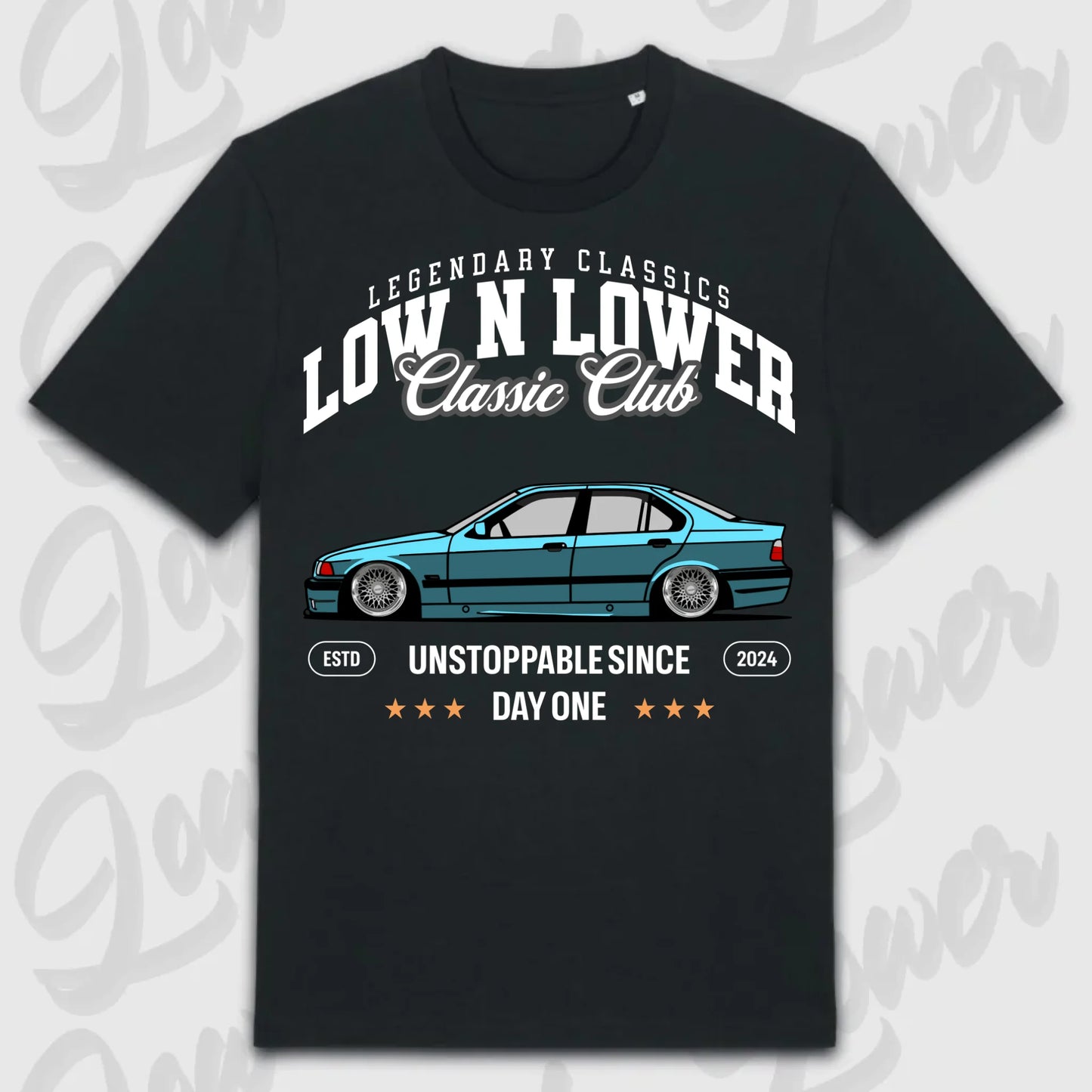 T-Shirt E36 - personalisierbar Standard T-Shirt ( Front Print ) Black