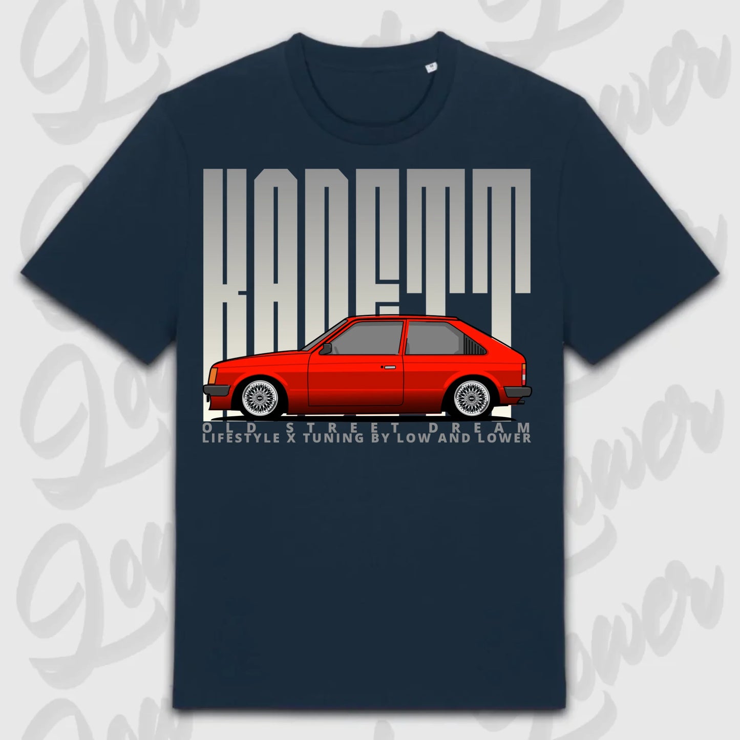 T-Shirt Kadett D - personalisierbar Standard T-Shirt ( Front Print ) French-Navy
