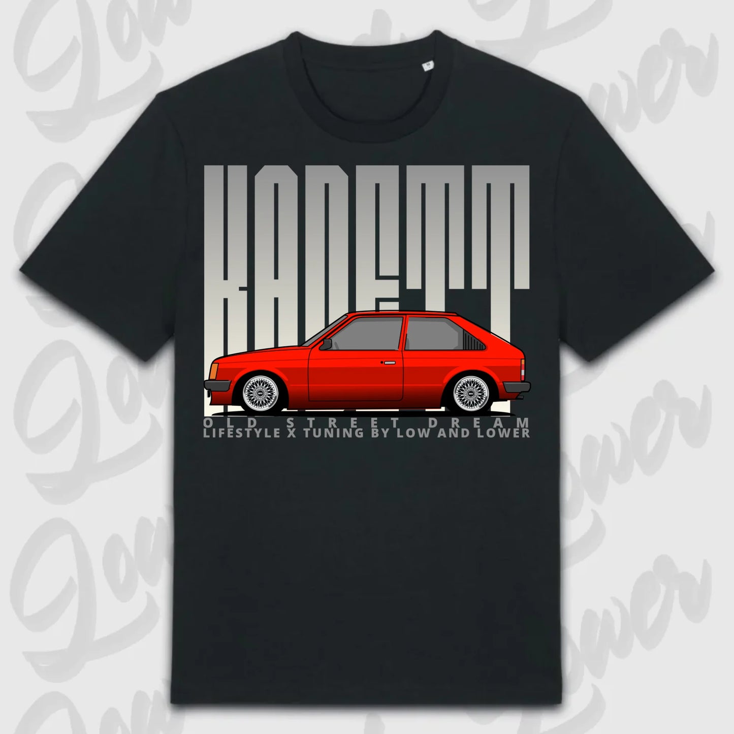 T-Shirt Kadett D - personalisierbar Standard T-Shirt ( Front Print ) Black