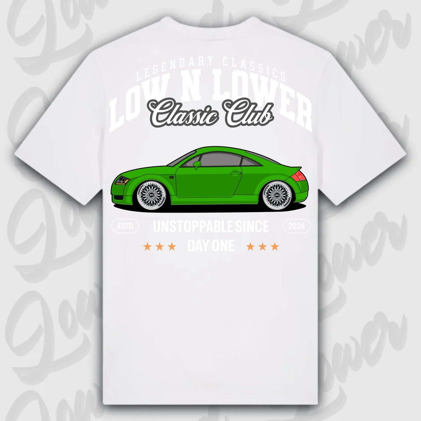T-Shirt TT - personalisierbar Standard T-Shirt ( Back Print ) White