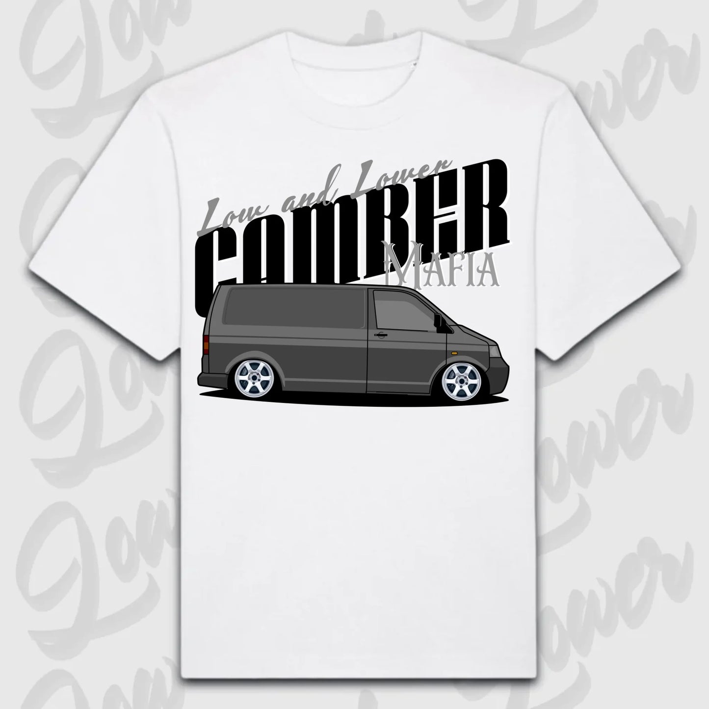 T-Shirt Transporter - personalisierbar Oversized T-Shirt ( Front Print ) White