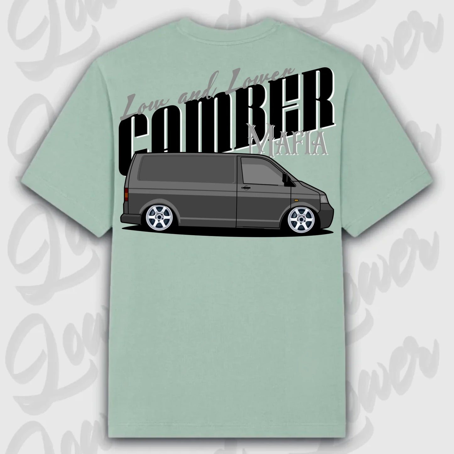 T-Shirt Transporter - personalisierbar Oversized T-Shirt ( Back Print ) Aloe