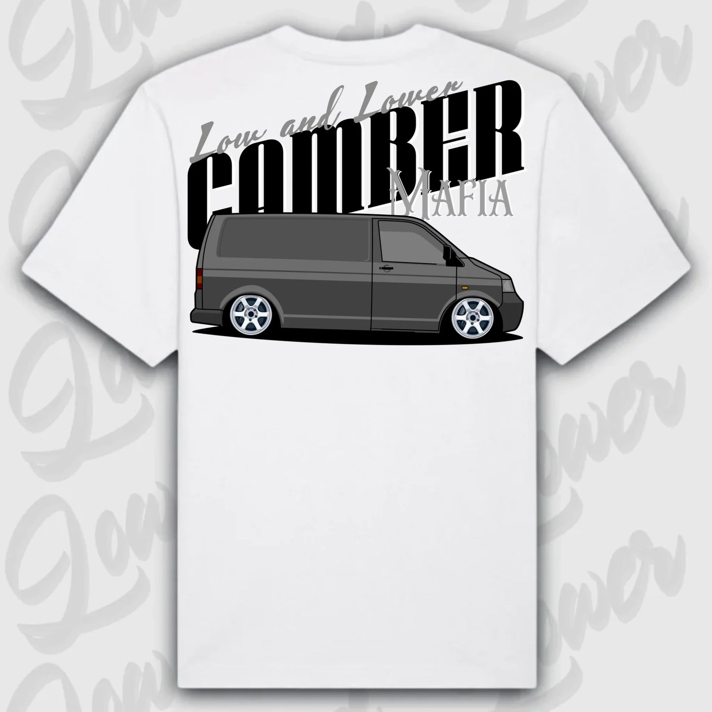 T-Shirt Transporter - personalisierbar Oversized T-Shirt ( Back Print ) White