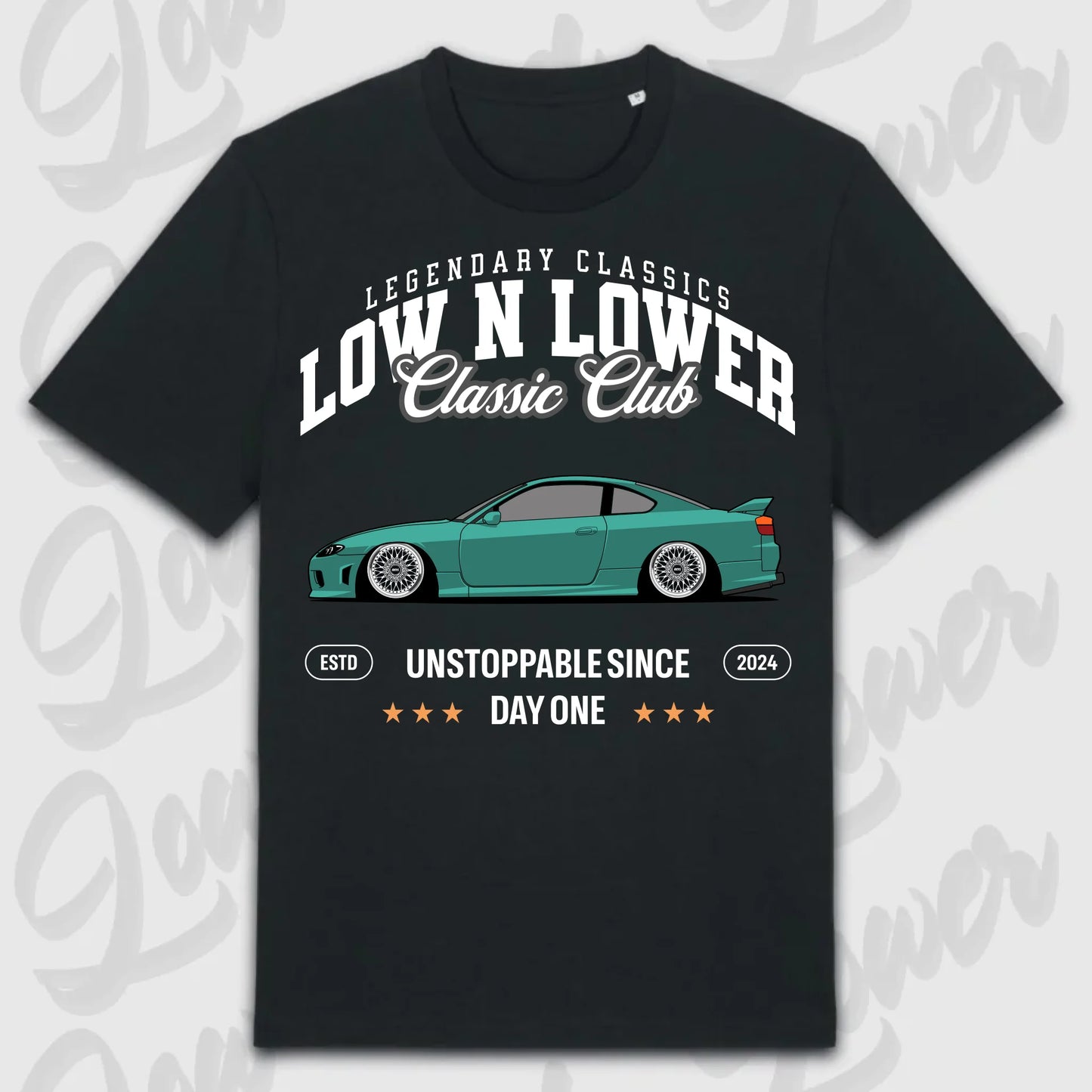 T-Shirt Silvia S15 - personalisierbar Standard T-Shirt ( Front Print ) Black