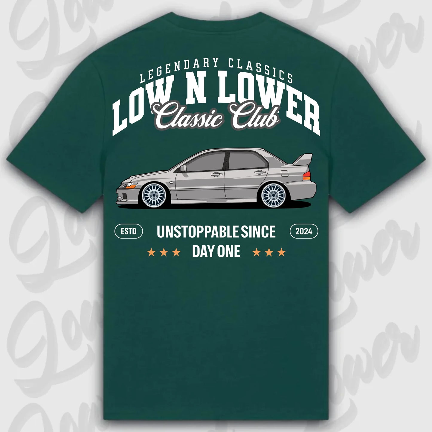 T-Shirt Evo 9 - personalisierbar Standard T-Shirt ( Back Print ) Glazed-Green XXL