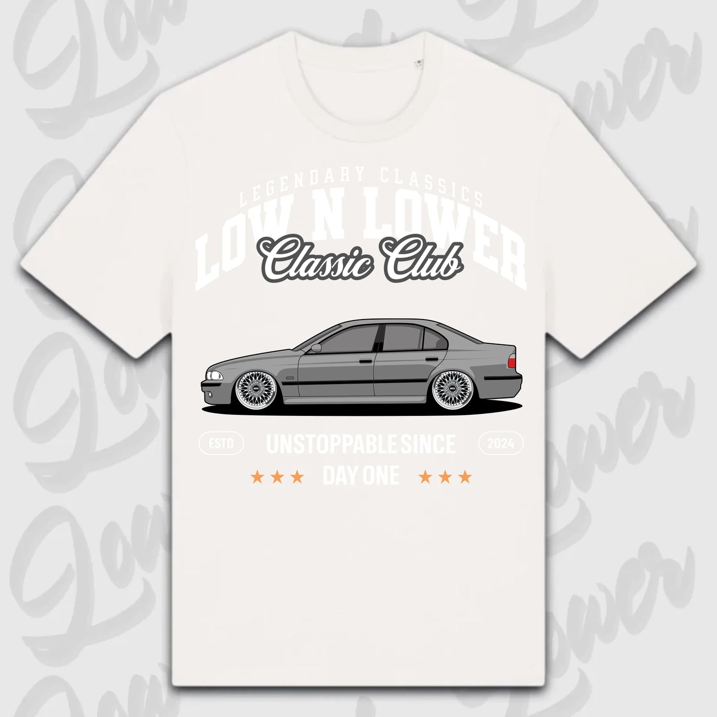 T-Shirt E39 - personalisierbar Standard T-Shirt ( Front Print ) White