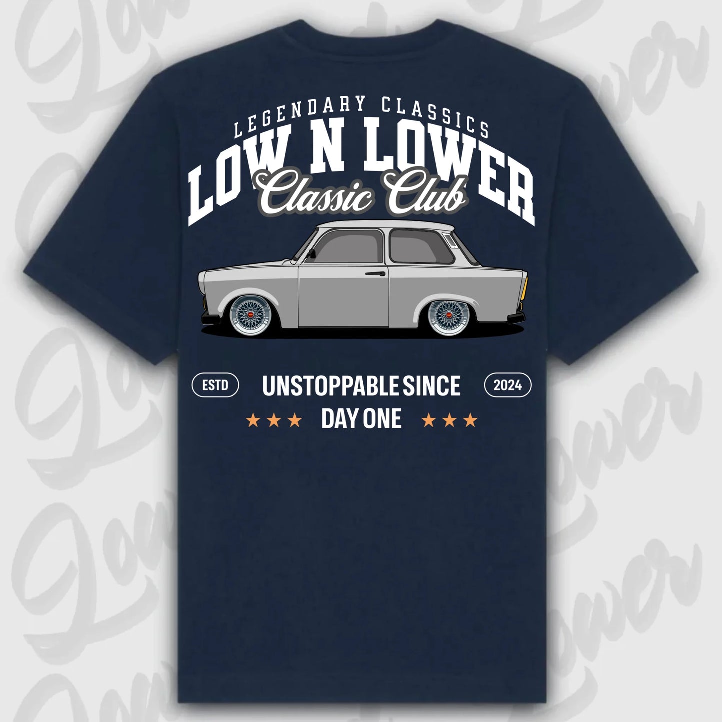 T-Shirt Trabant - personalisierbar Oversized T-Shirt ( Back Print )