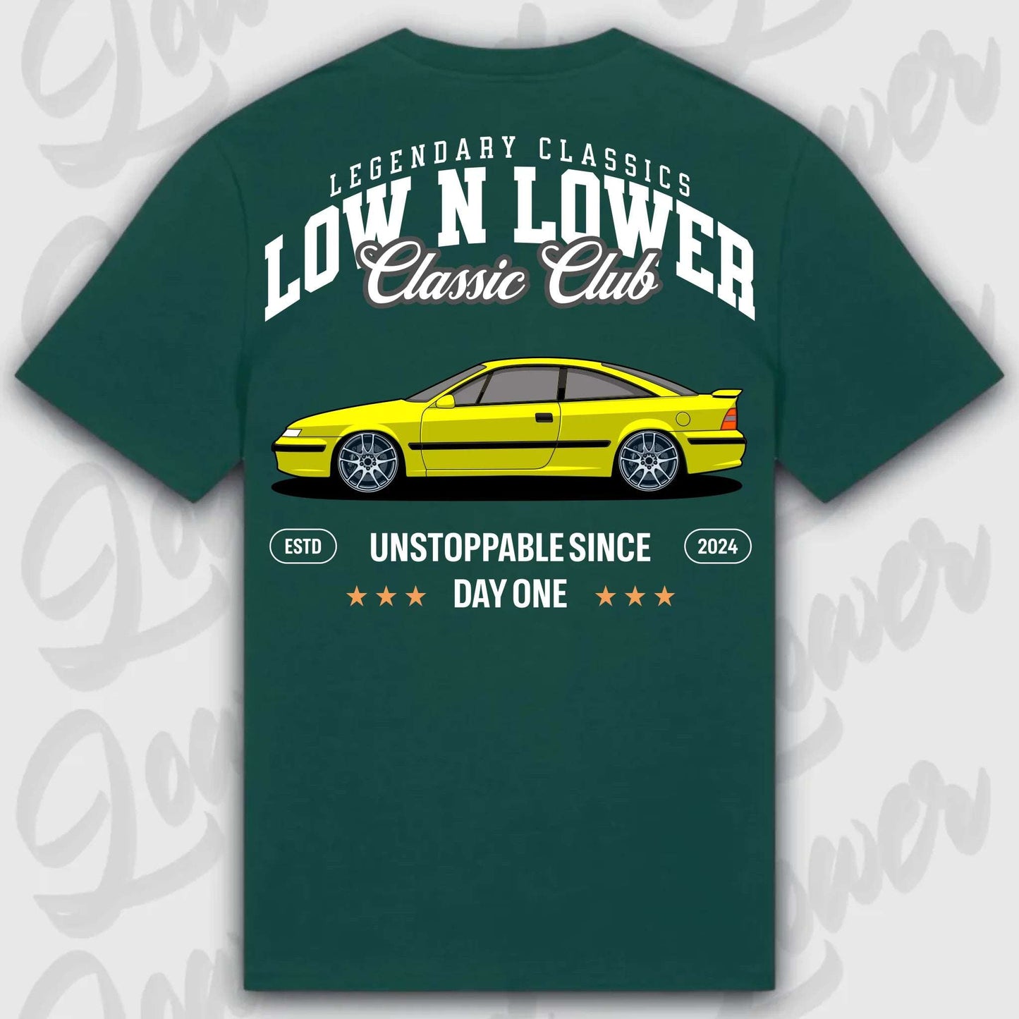T-Shirt Calibra - personalisierbar Standard T-Shirt ( Back Print ) Glazed-Green XXL