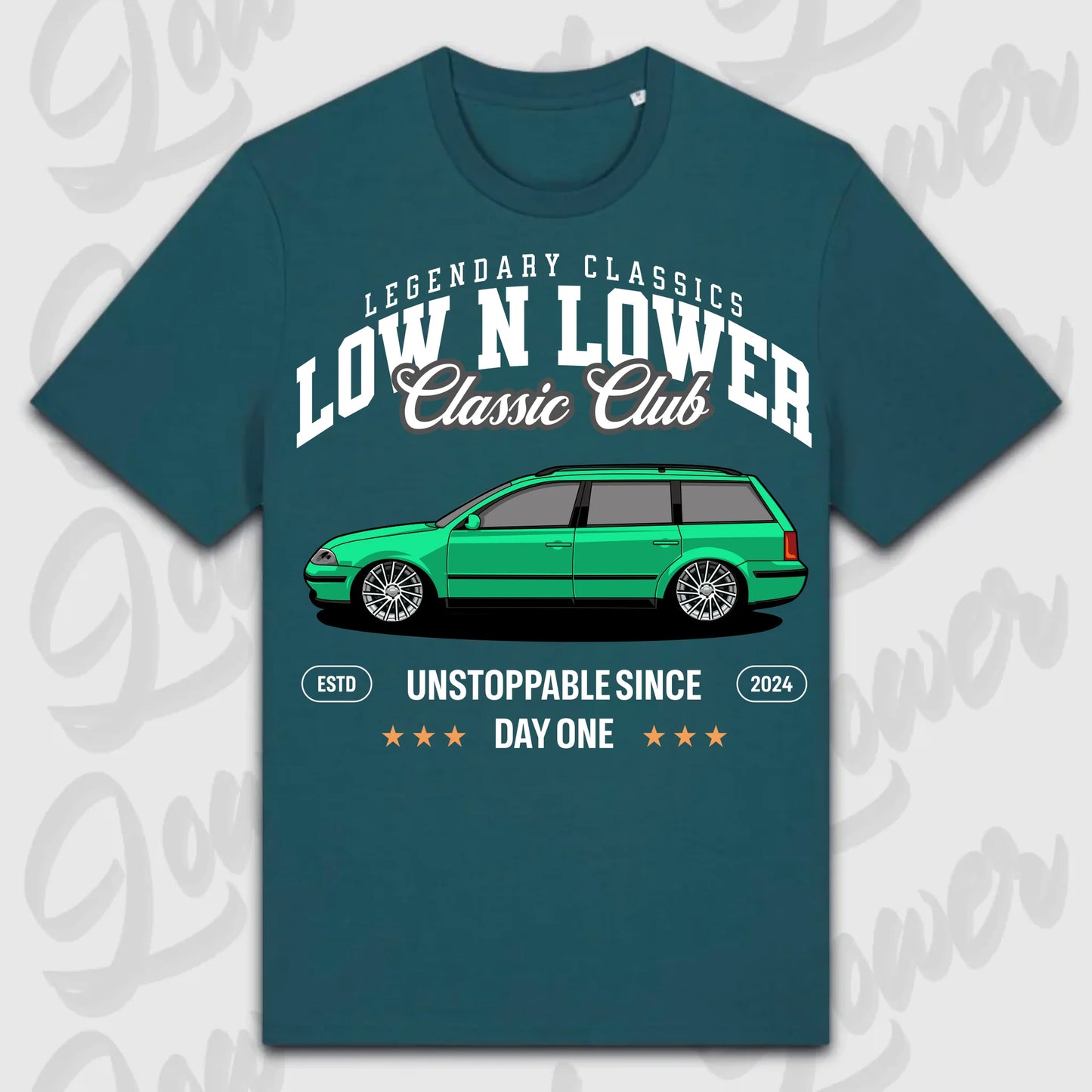 T-Shirt Passat 3 BG - personalisierbar Standard T-Shirt ( Front Print ) Glazed-Green XXL