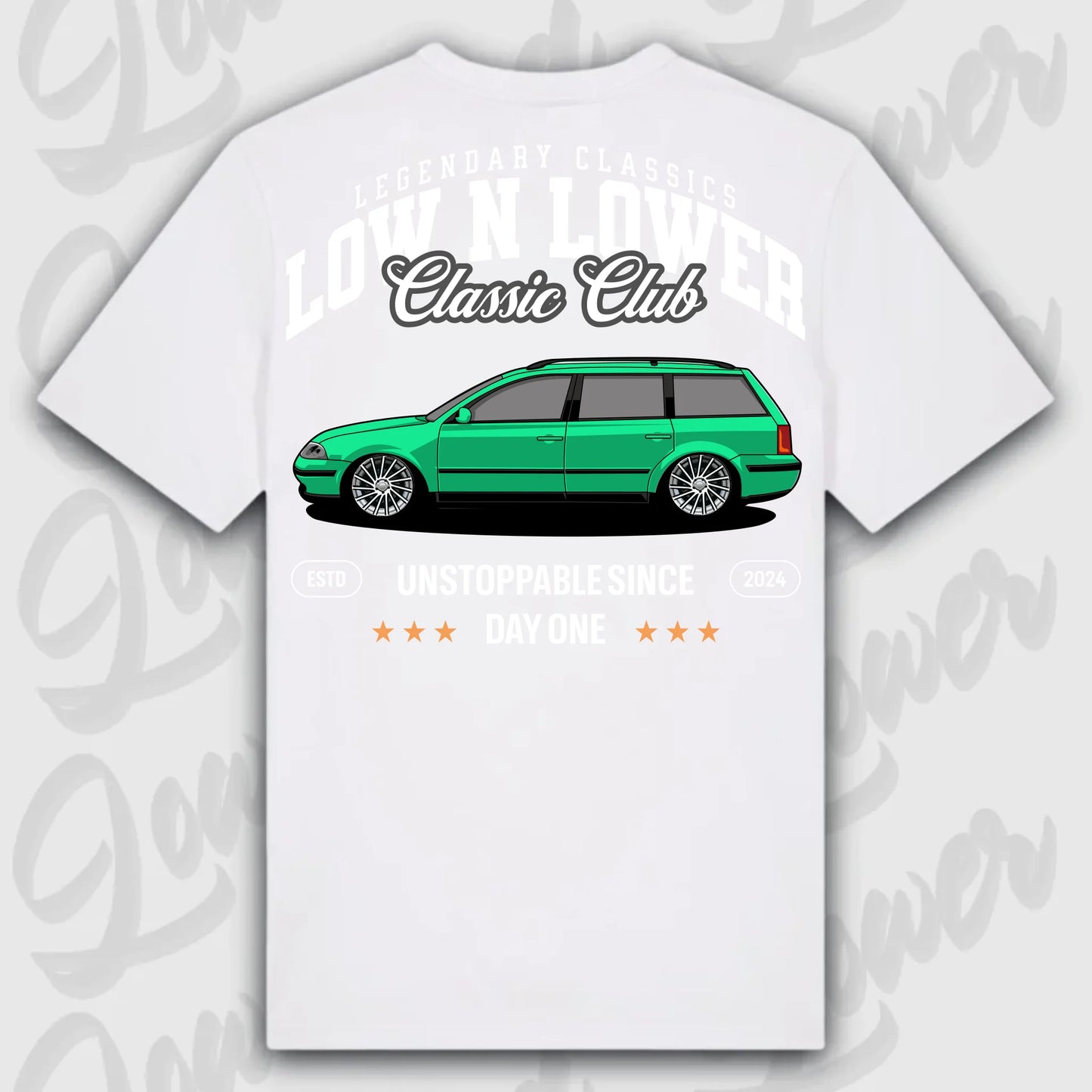 T-Shirt Passat 3 BG - personalisierbar Standard T-Shirt ( Back Print ) White