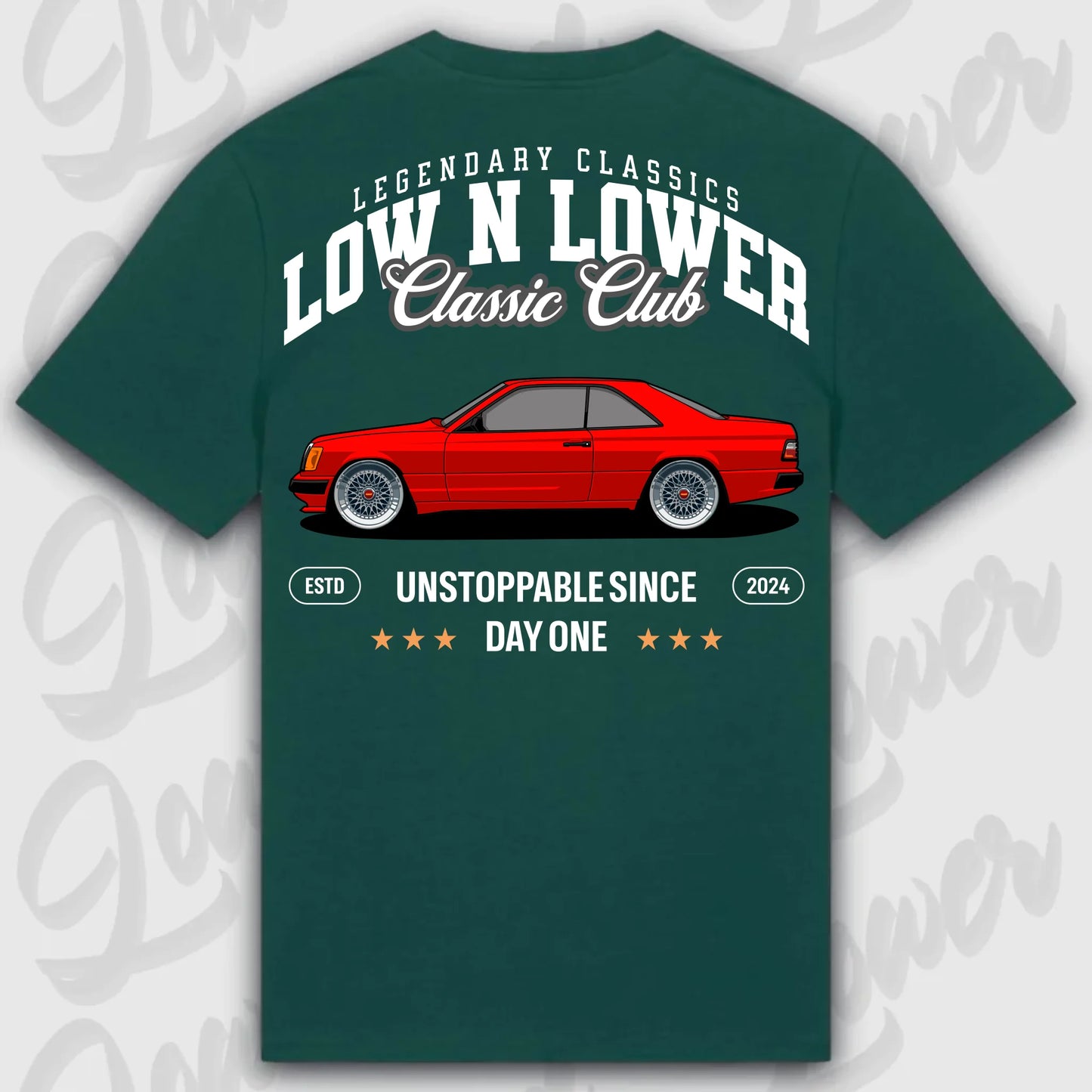 T-Shirt W125 Coupe - personalisierbar Standard T-Shirt ( Back Print ) Glazed-Green XXL