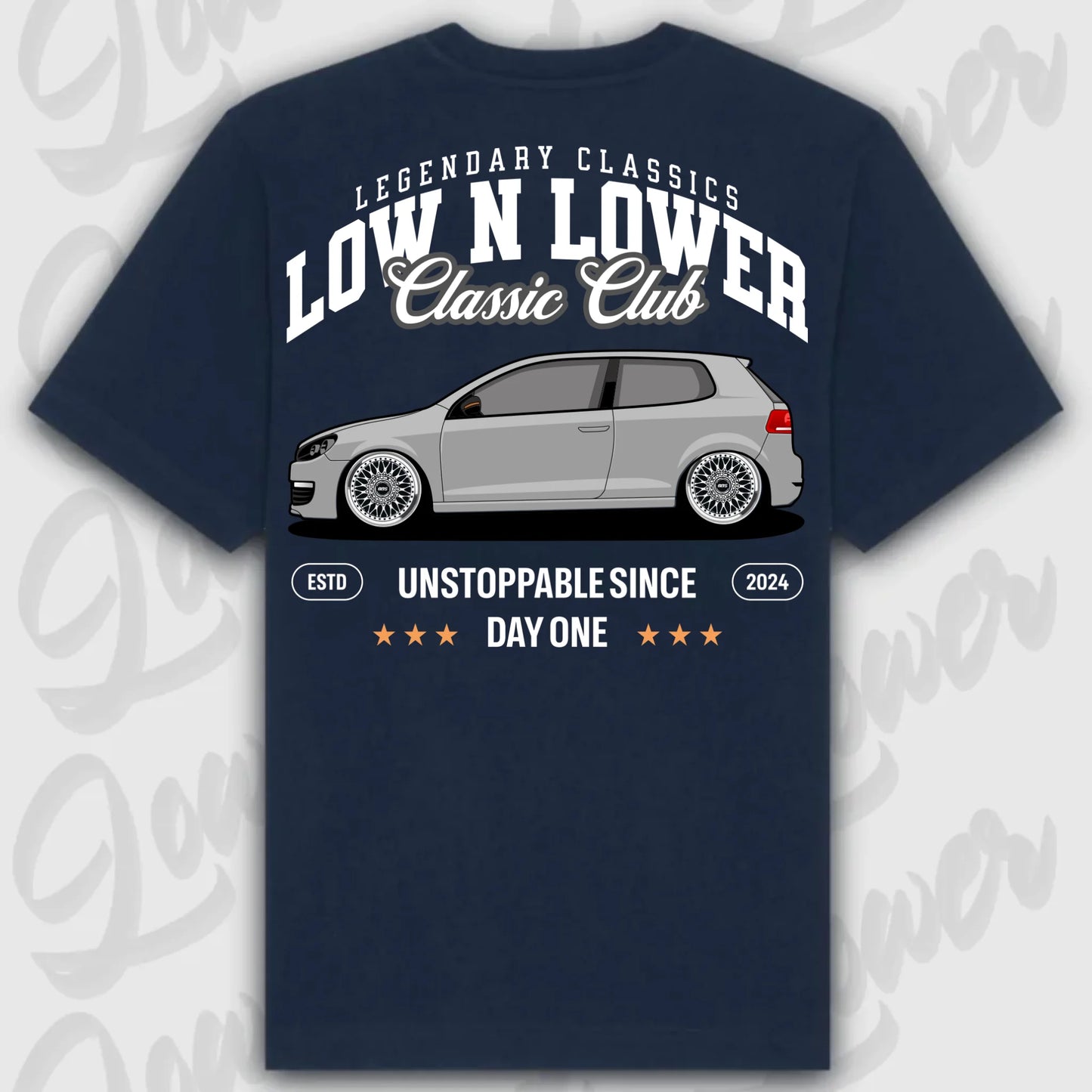 Mockup Stand shirt teeinblue - shirt 5