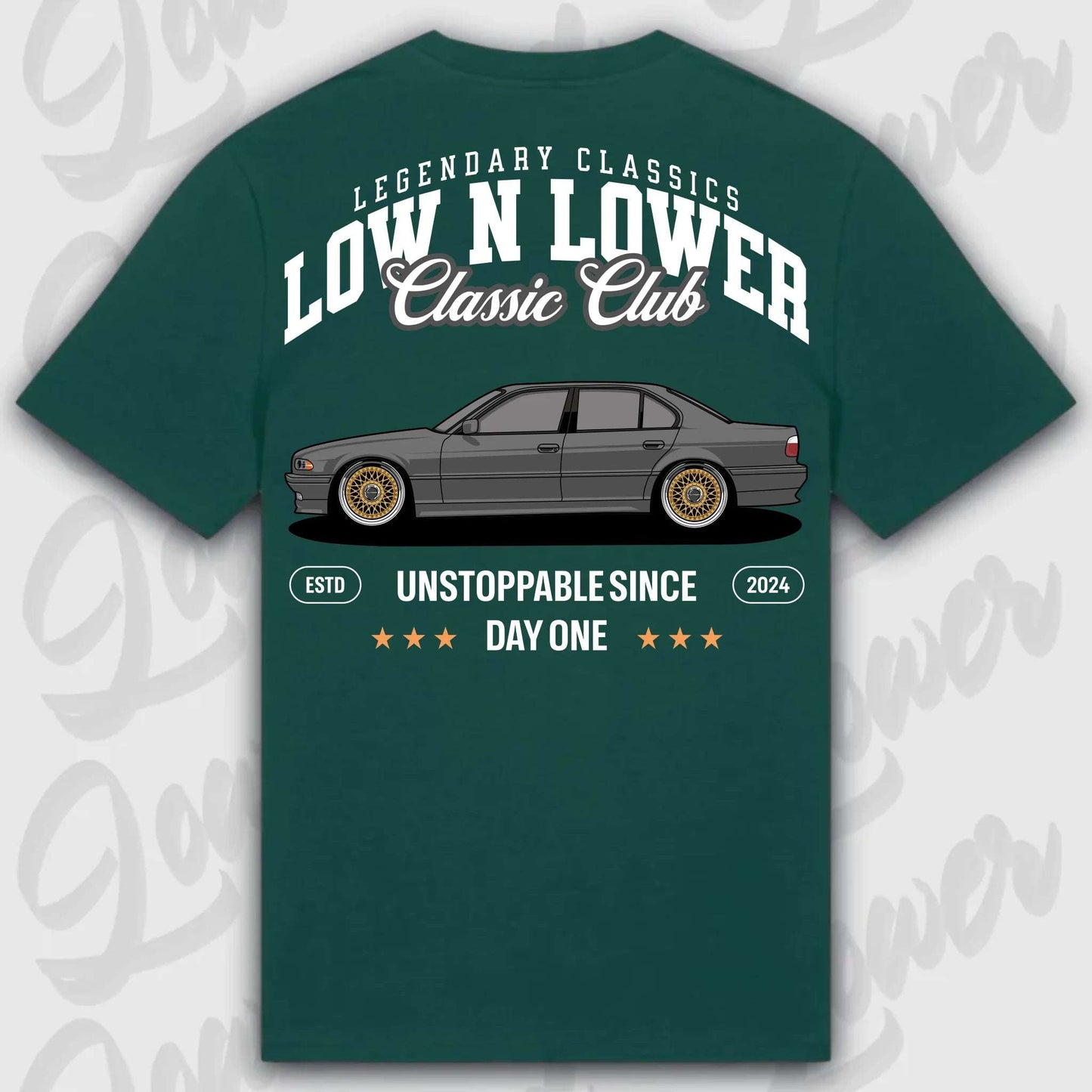 T-Shirt E38 - personalisierbar Standard T-Shirt ( Back Print ) Glazed-Green XXL