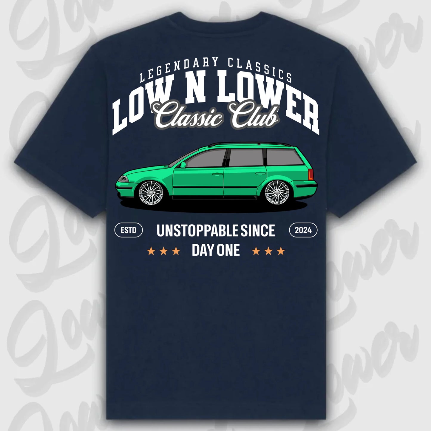 T-Shirt Passat 3 BG - personalisierbar Oversized T-Shirt ( Back Print )