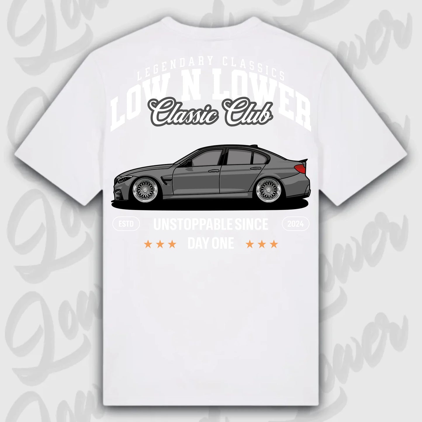 Mockup Stand shirt teeinblue - Shirt 4