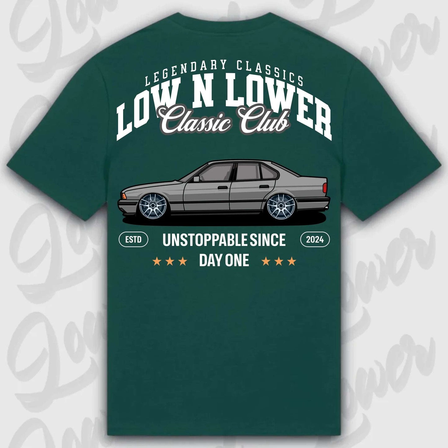 T-Shirt E34 - personalisierbar Standard T-Shirt ( Back Print ) Glazed-Green XXL