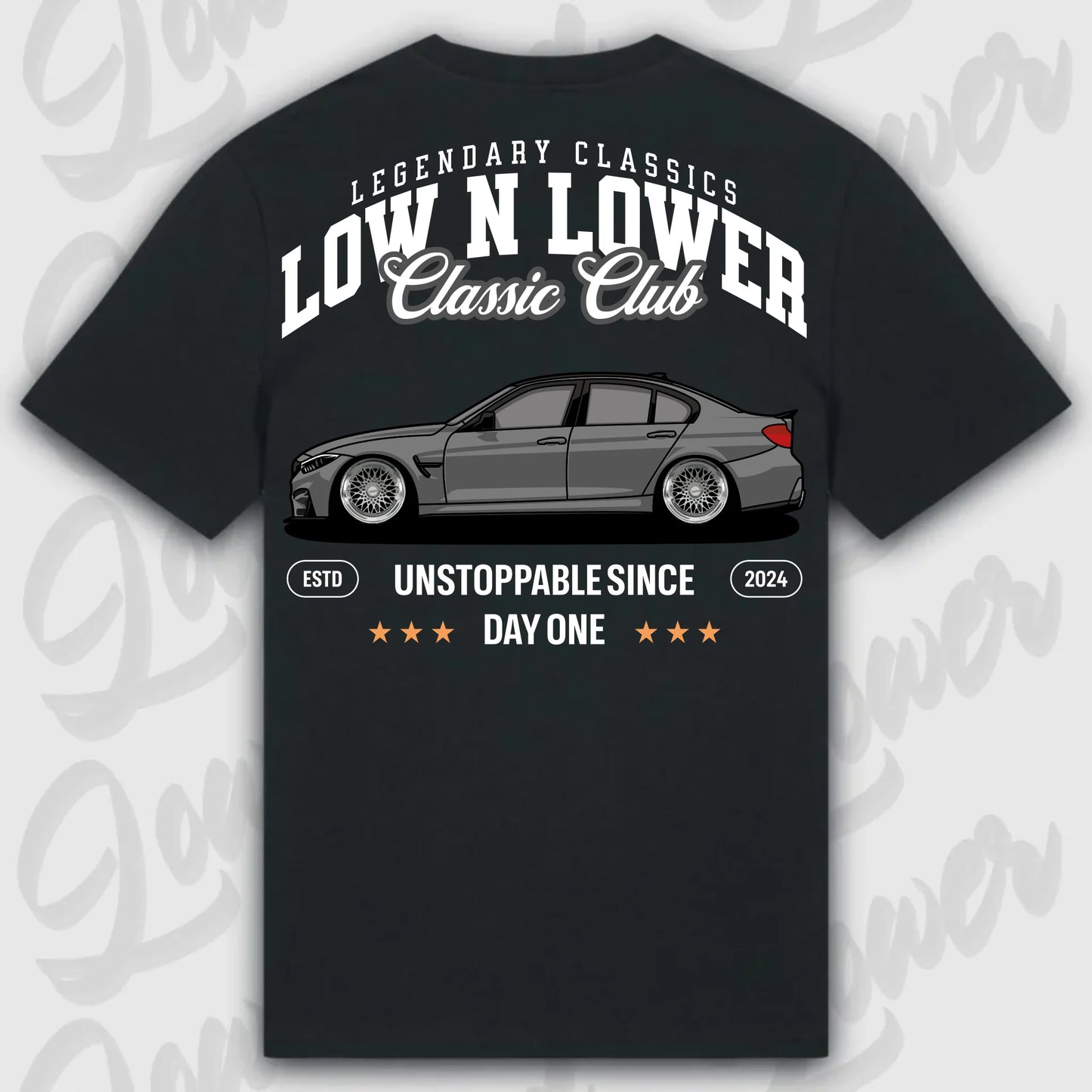 Mockup Stand shirt teeinblue - shirt Over 1